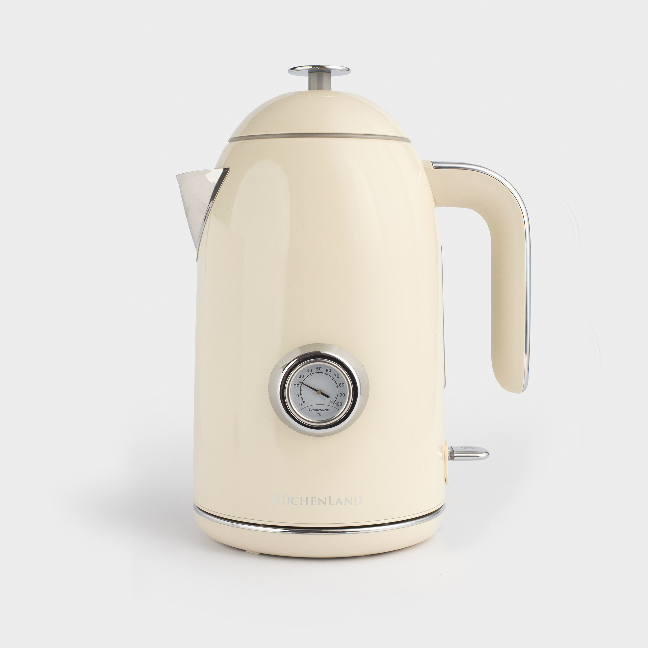 Чайник электрический 17 л 1850-2200 Вт стальпластик бежевый Vintage kitchen 7990₽