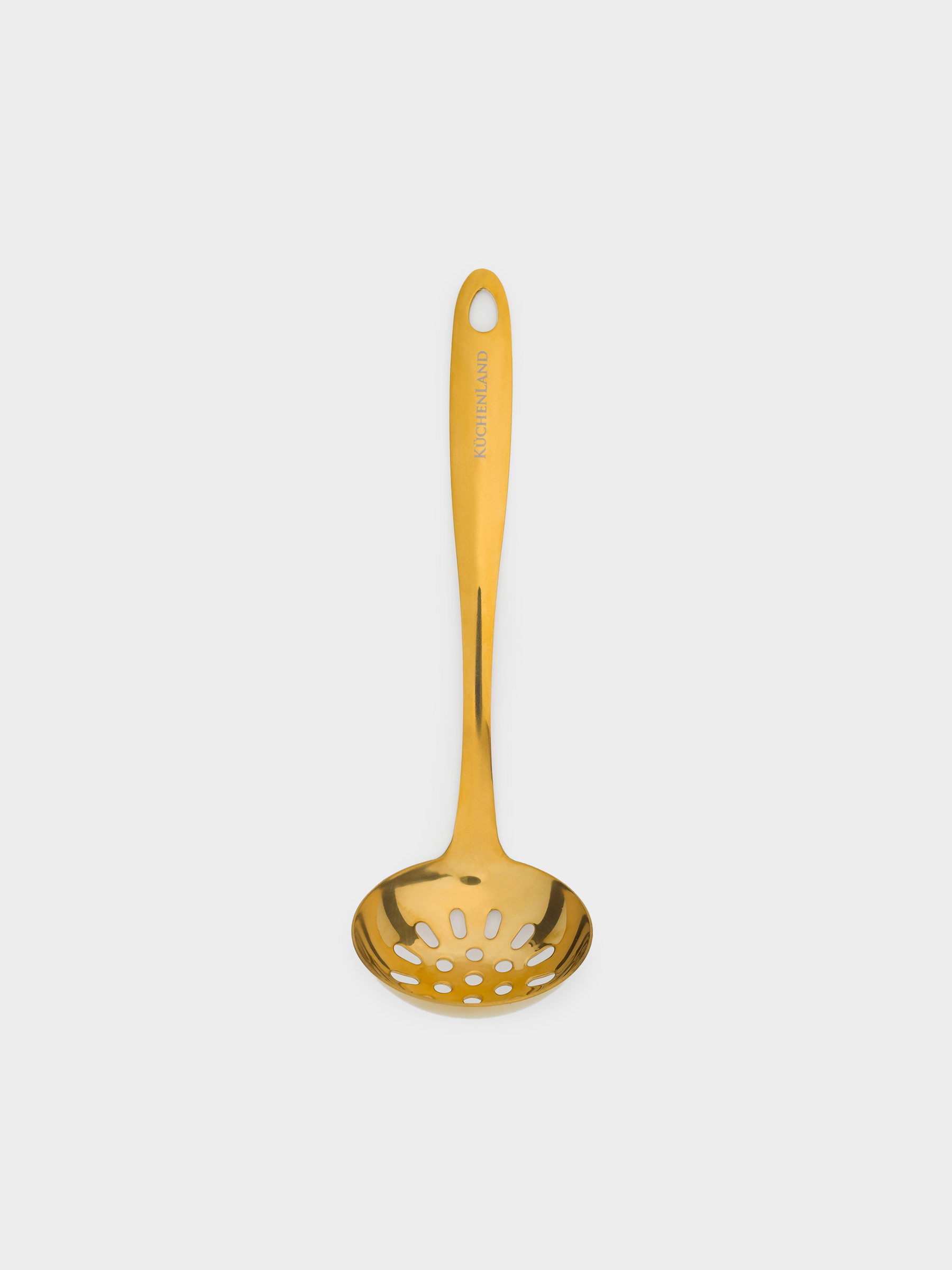 Шумовка, 24 см, сталь, золотистая, Palatial, image-0