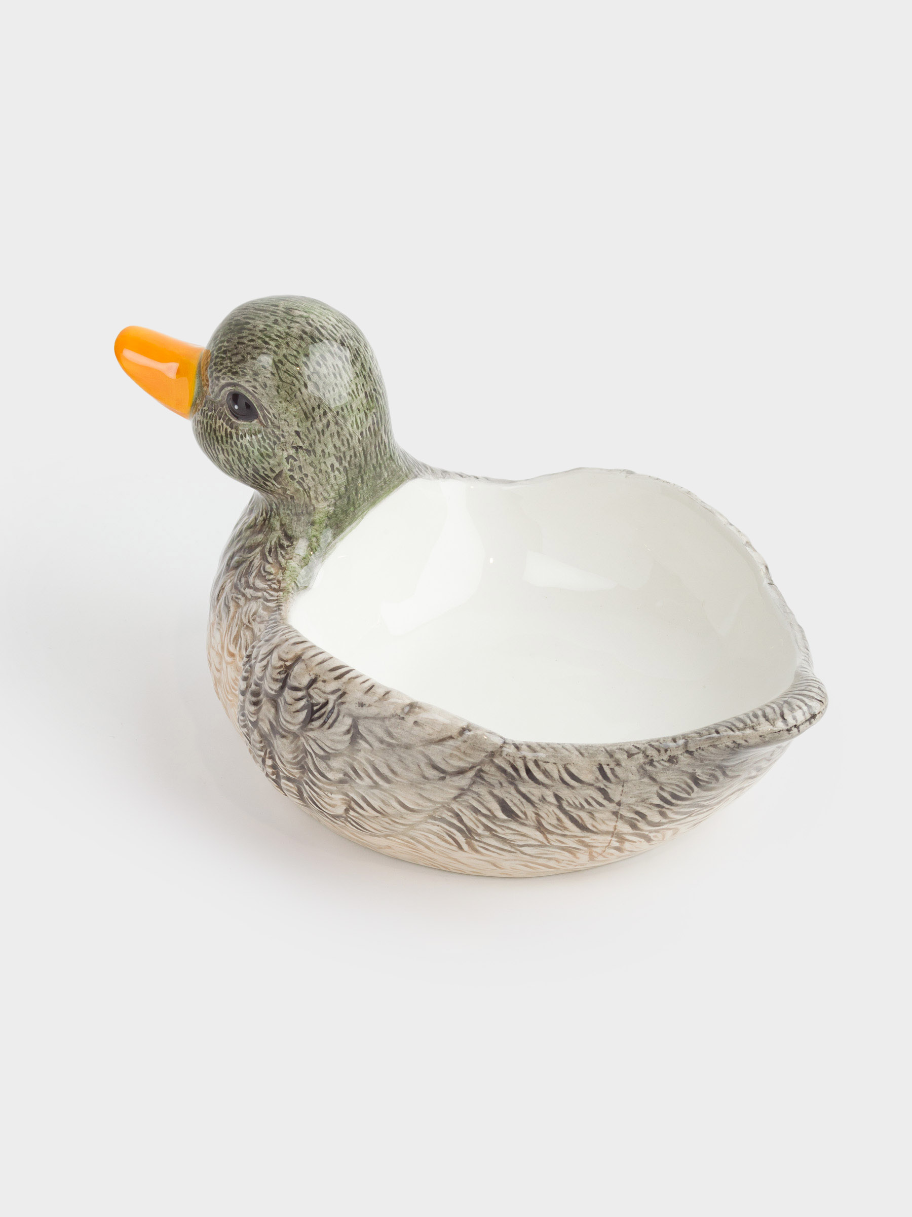Блюдо глубокое, 23х12 см, керамика, Утка, Duck, image-3