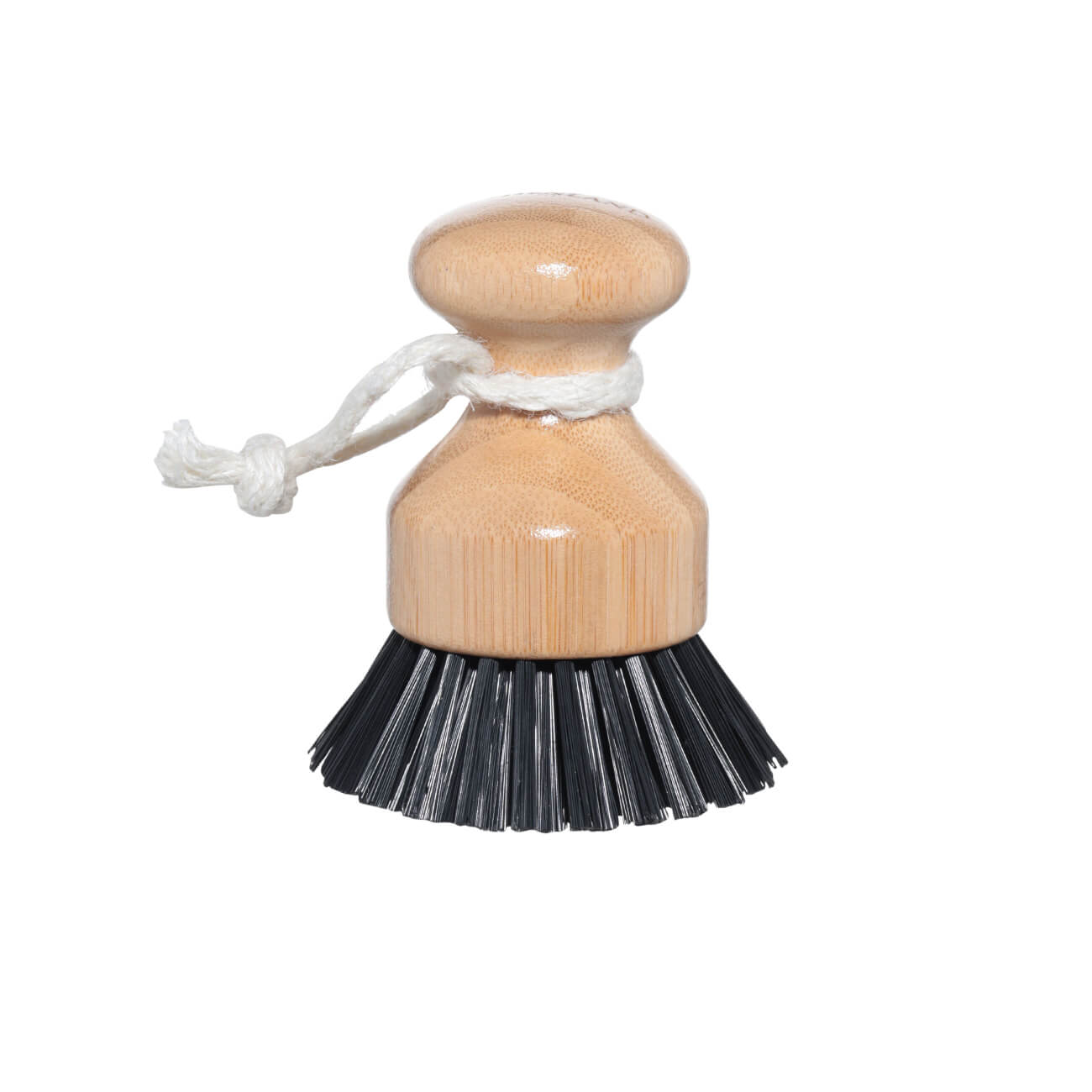 Щетка для мытья посуды, 7 см, бамбук/пластик, черная, Black clean зубная щетка детская little mr бамбук 14 × 2 × 2 см