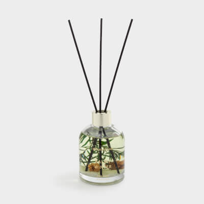 Ароматический диффузор, 180 мл, с сухоцветами, Lime Basil Mandarin, Balmy winter ,image-0