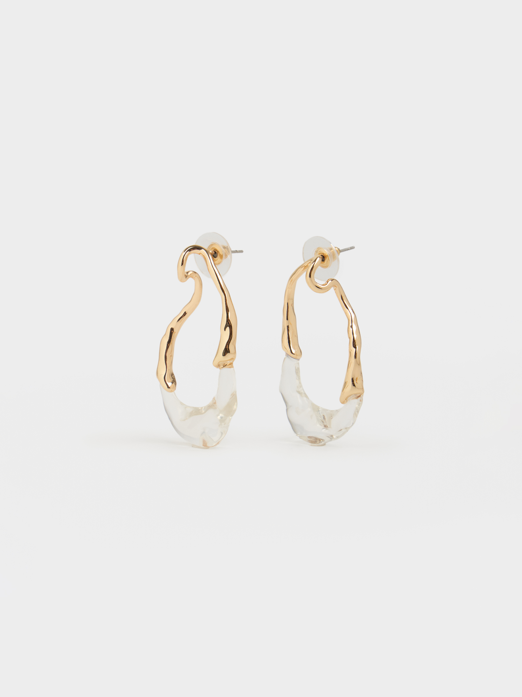Серьги-пусеты, металл/смола, Jewelry, image-1