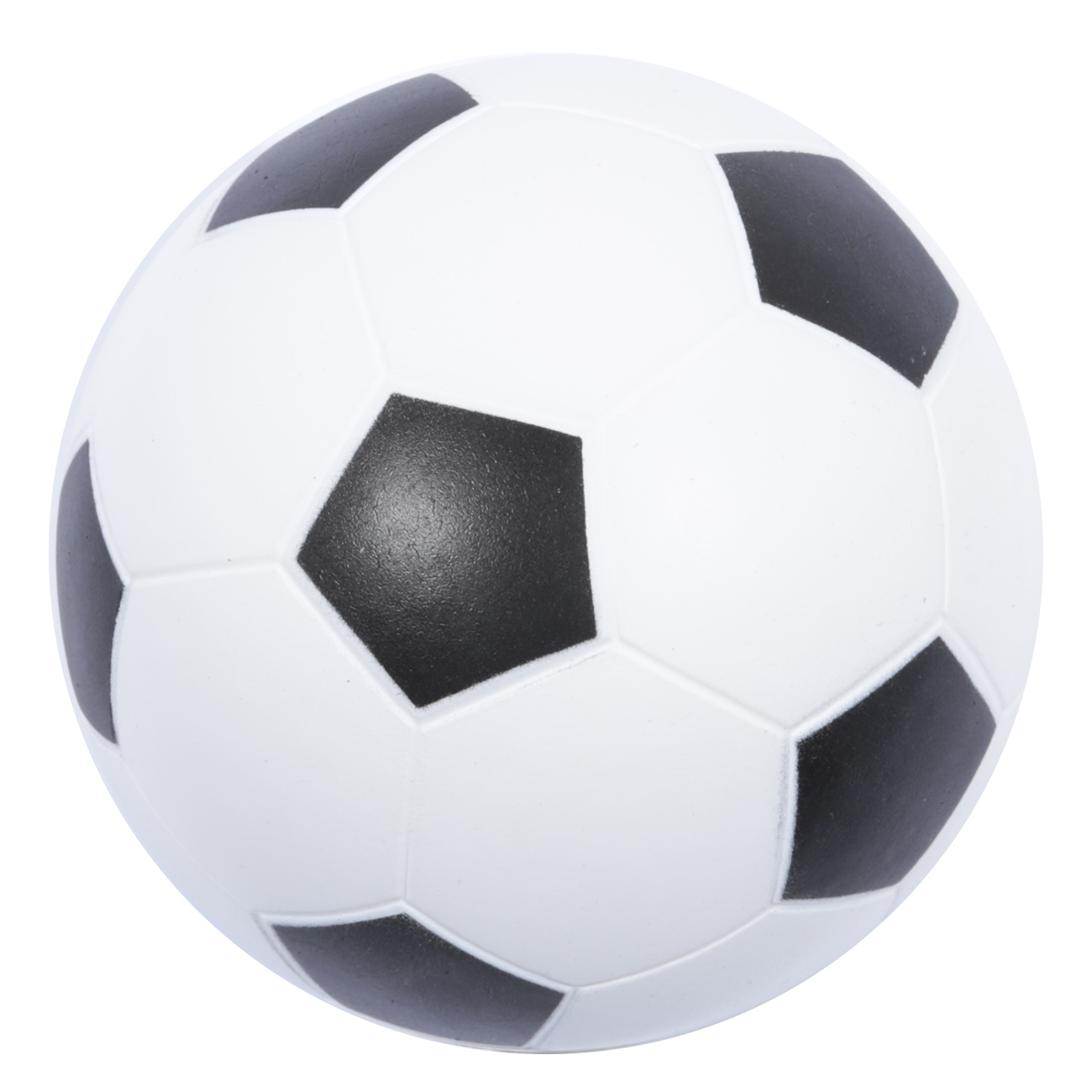 Мяч, 13 см, полиуретан, бело-черный, Футбол, Game