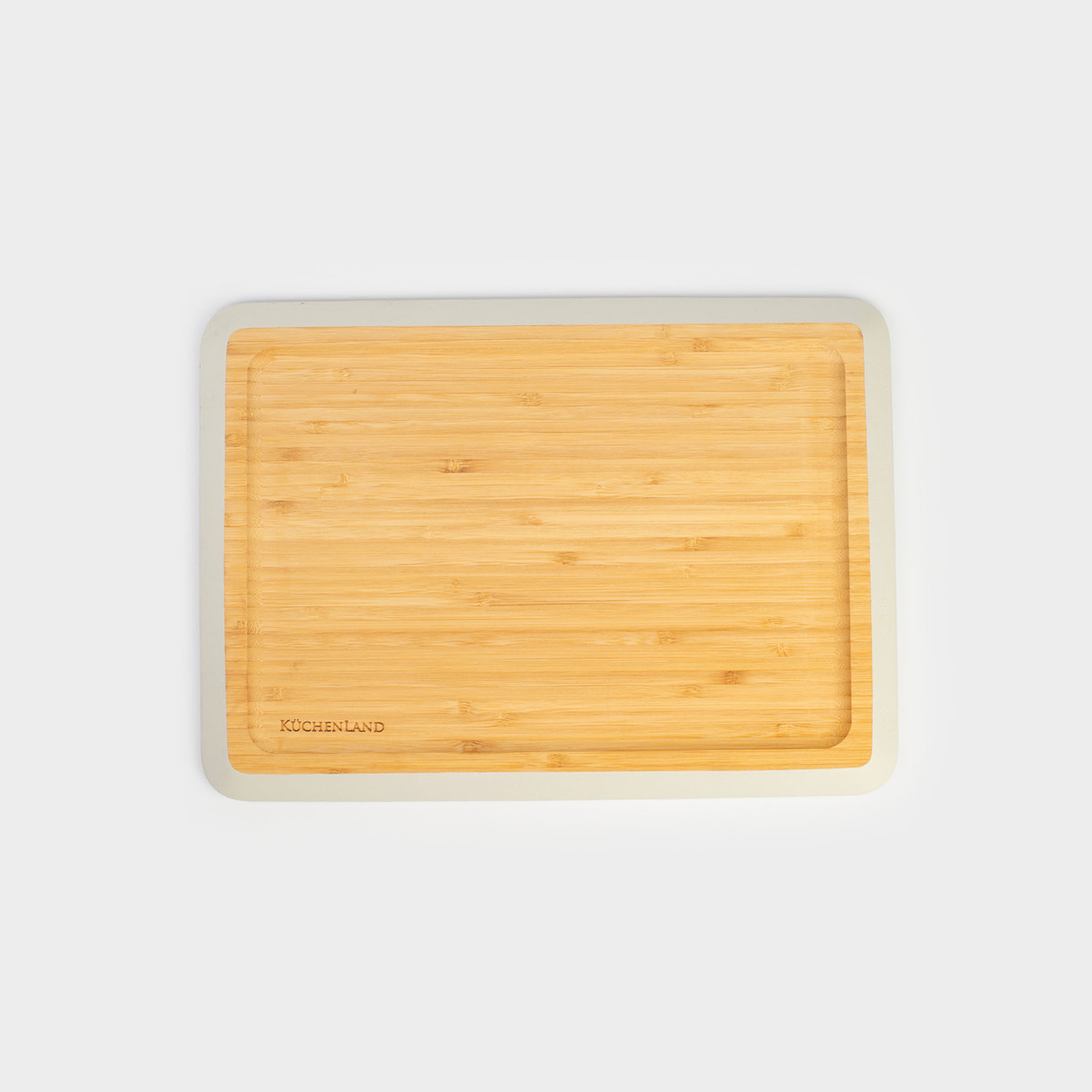 Блюдо 33x24 см бамбук прямоугольное молочный кант Bamboo soft 1390₽