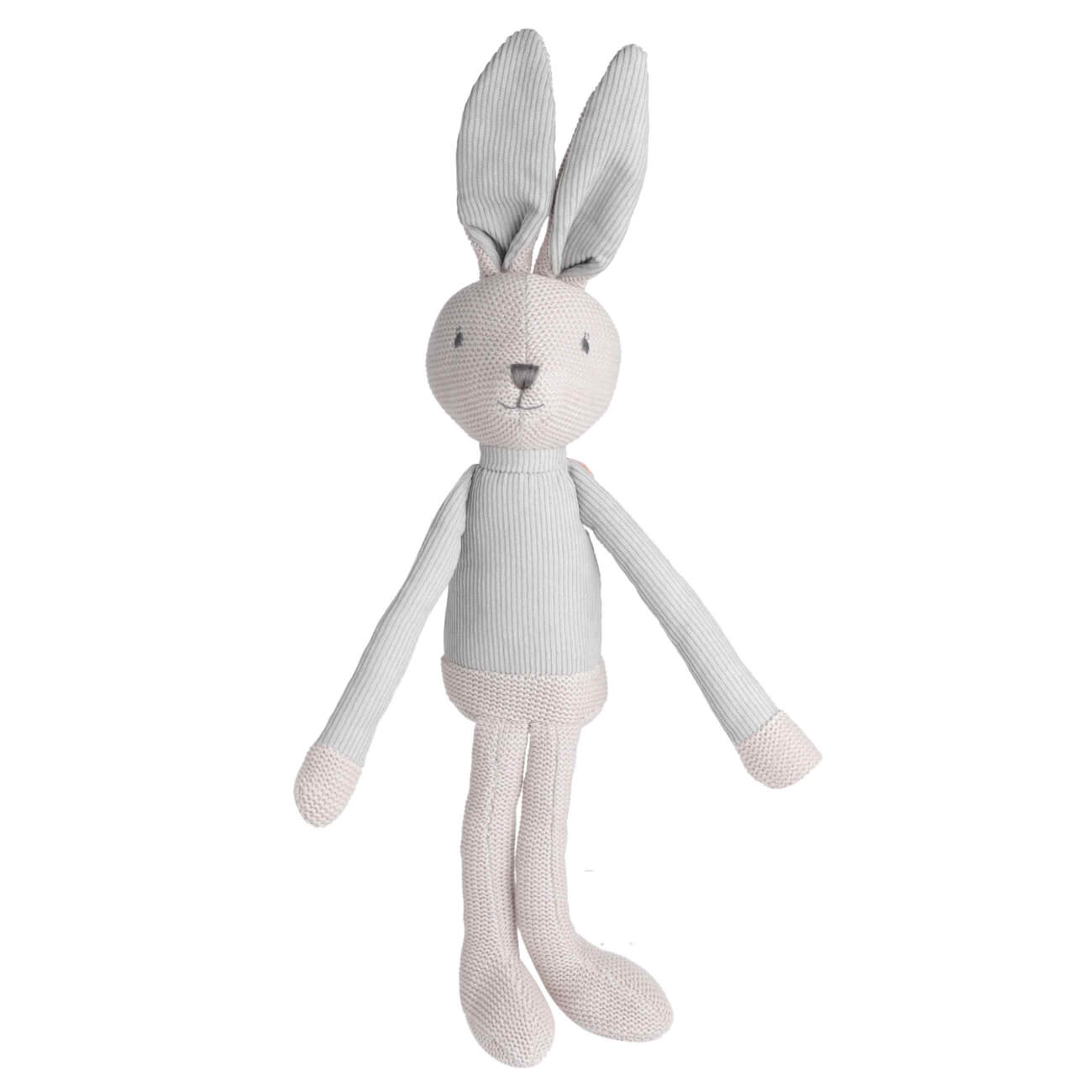 Игрушка, 35 см, мягкая, хлопок, бежевая, Заяц в костюме, Rabbit мягкая игрушка сюрприз