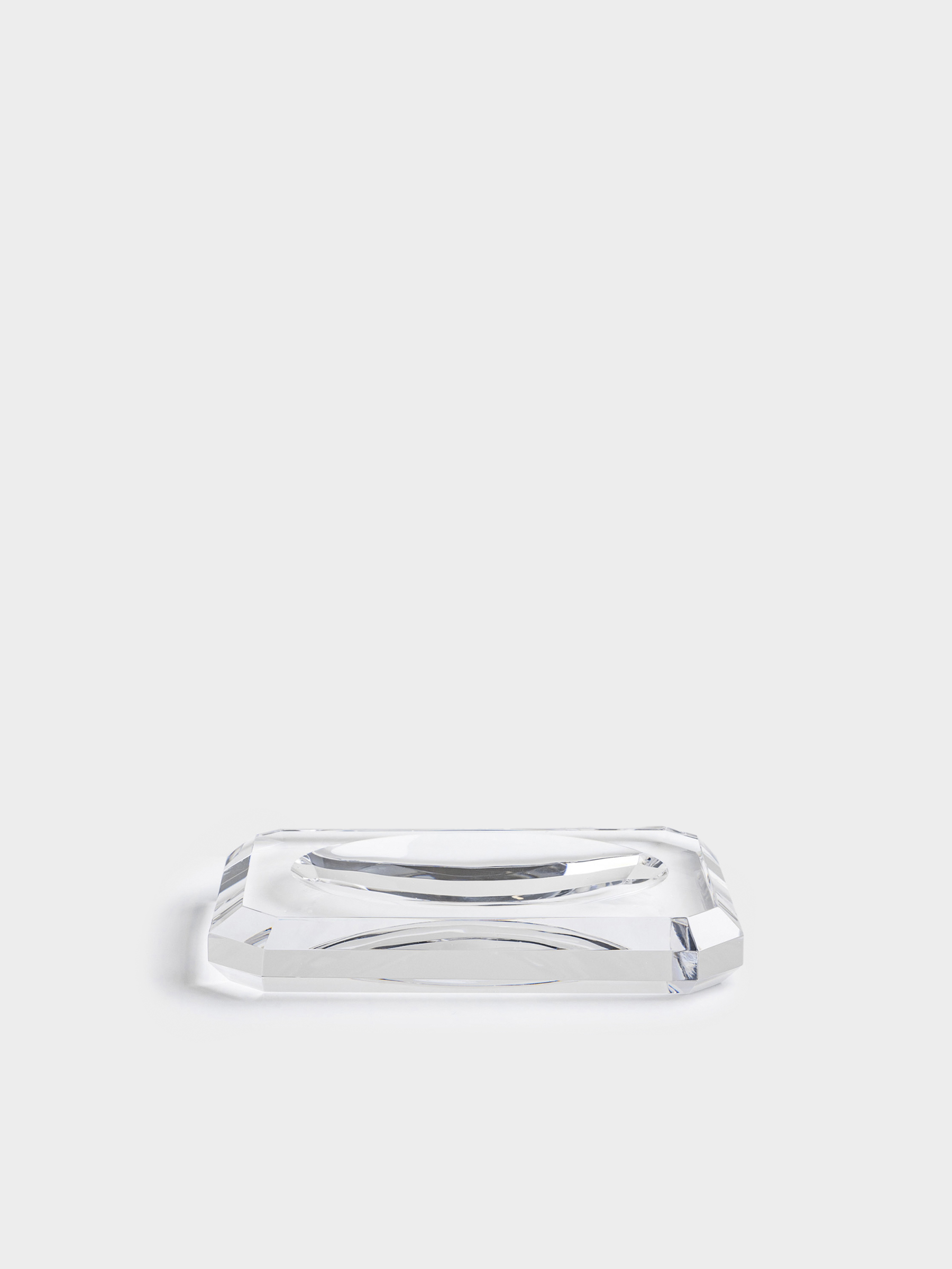 Мыльница, 12х8 см, Грани, Shower Crystal Glance