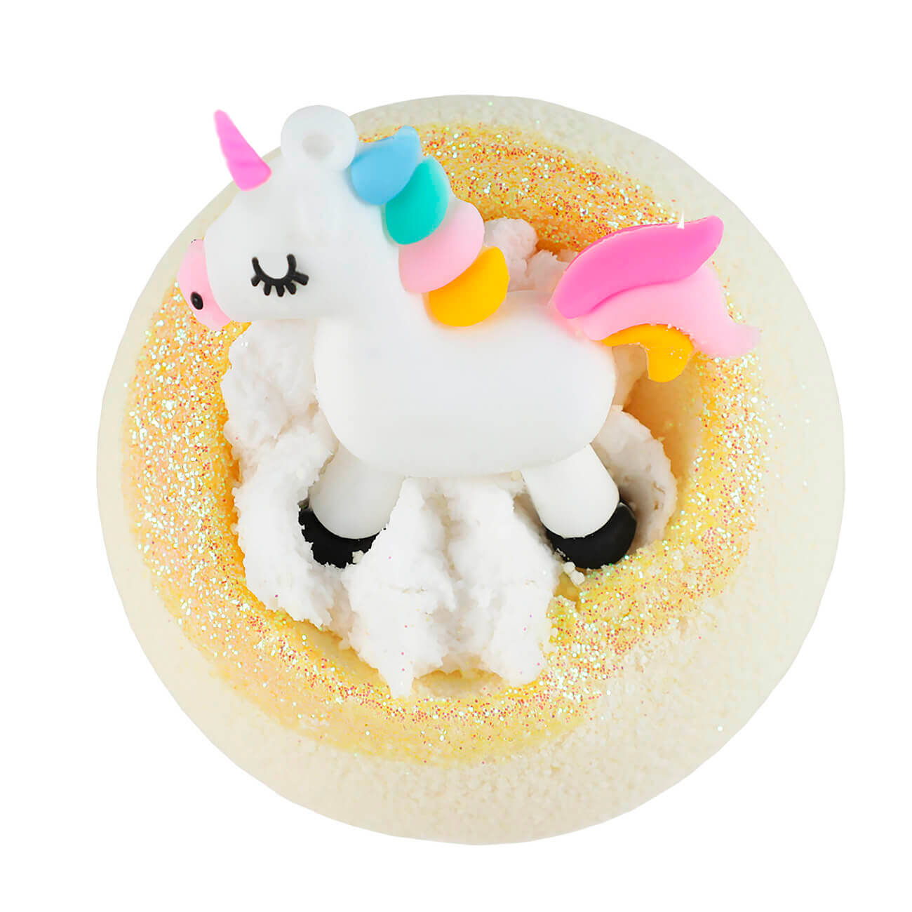 

Бомбочка для ванны, 130 гр, с игрушкой, желтая, Персик, Единорог, Unicorn