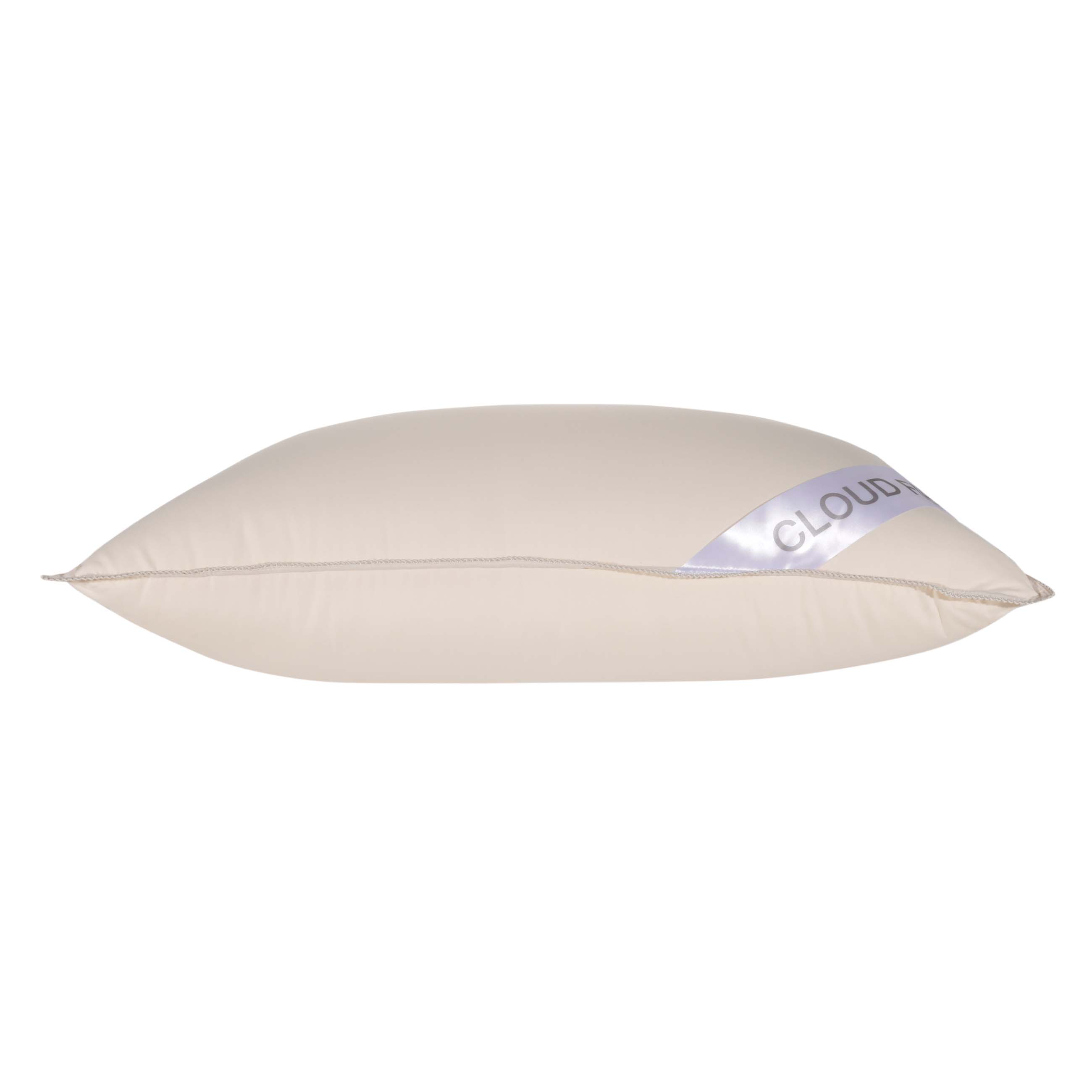 Подушка, 50х70 см, дакрон/микрофибра, молочная, Cloud fiber изображение № 4