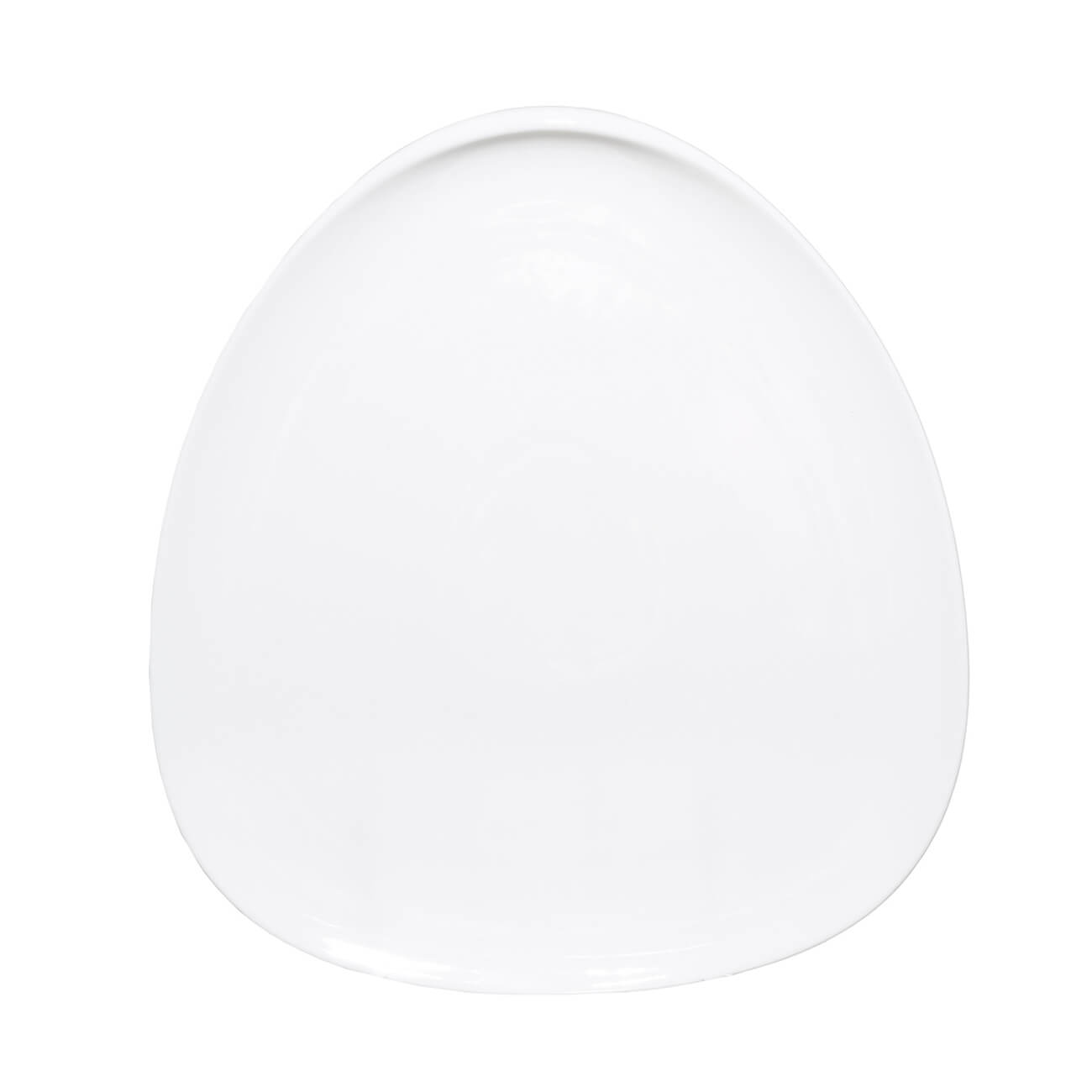 Тарелка закусочная, 23х21 см, фарфор P, белая, Synergy тарелка для фибровых кругов sunnypads
