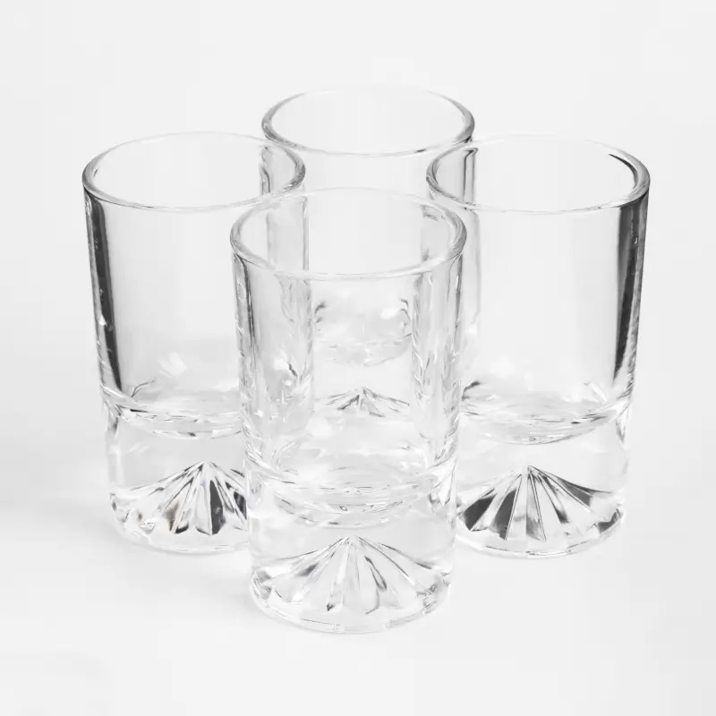 Стопка для водки, 50 мл, 4 шт, стекло, Acme ,image-0