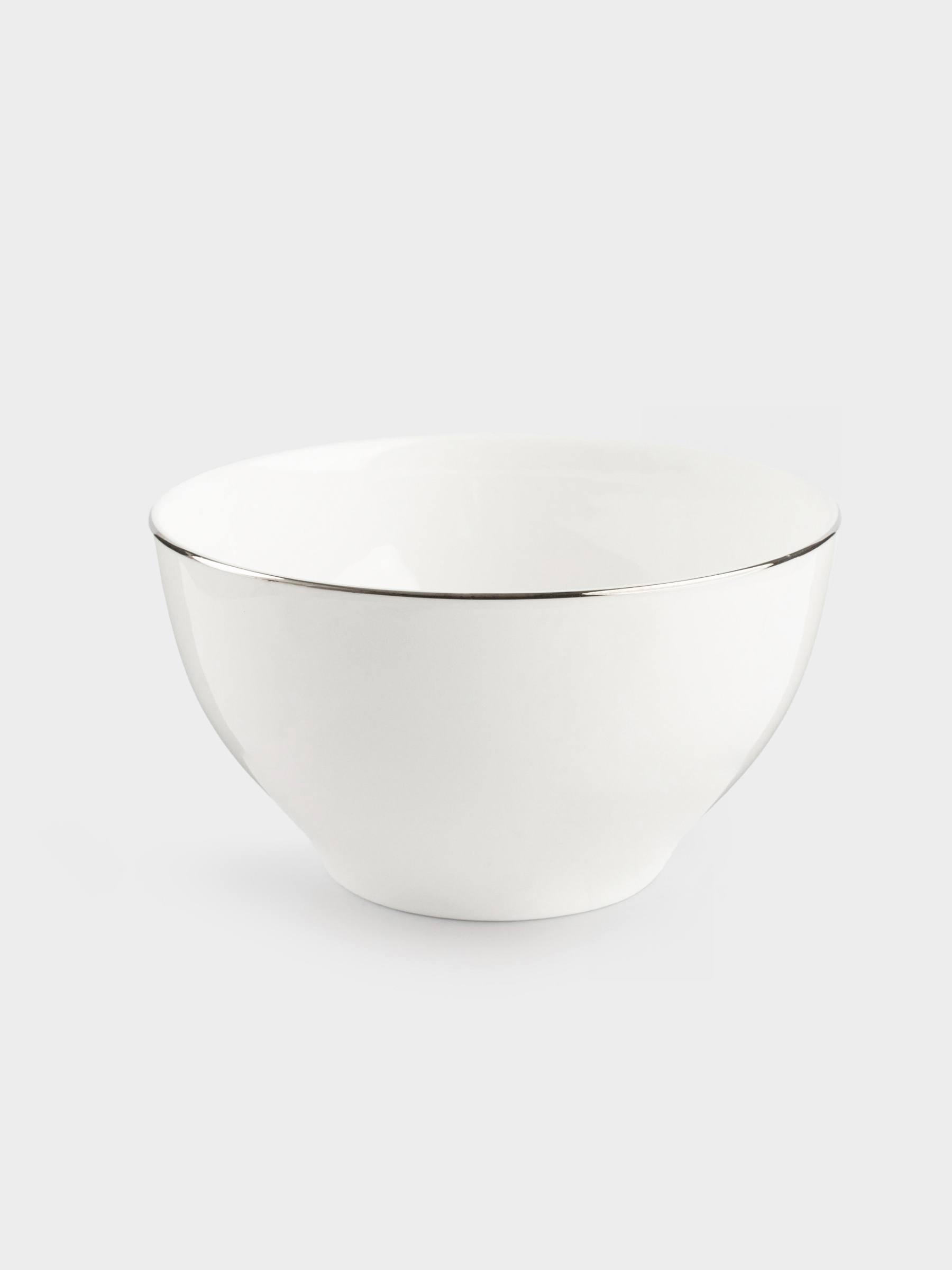 Пиала, 12х6 см, 2 шт, фарфор F, белая, Ideal silver, image-1