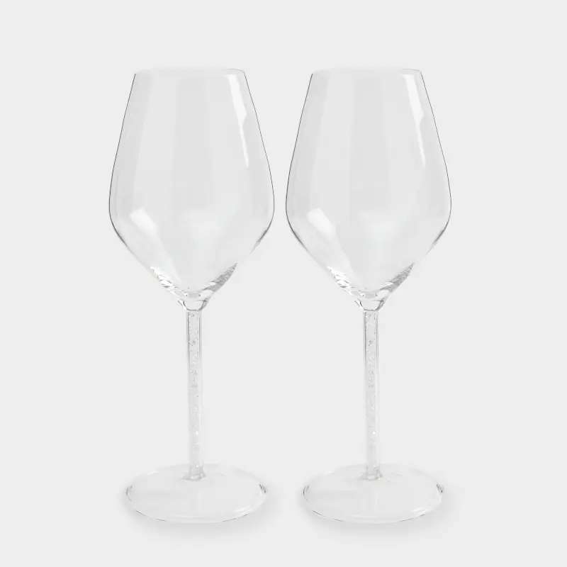 Бокал для вина, 450 мл, 2 шт, стекло/стразы, Crystal decor ,image-0