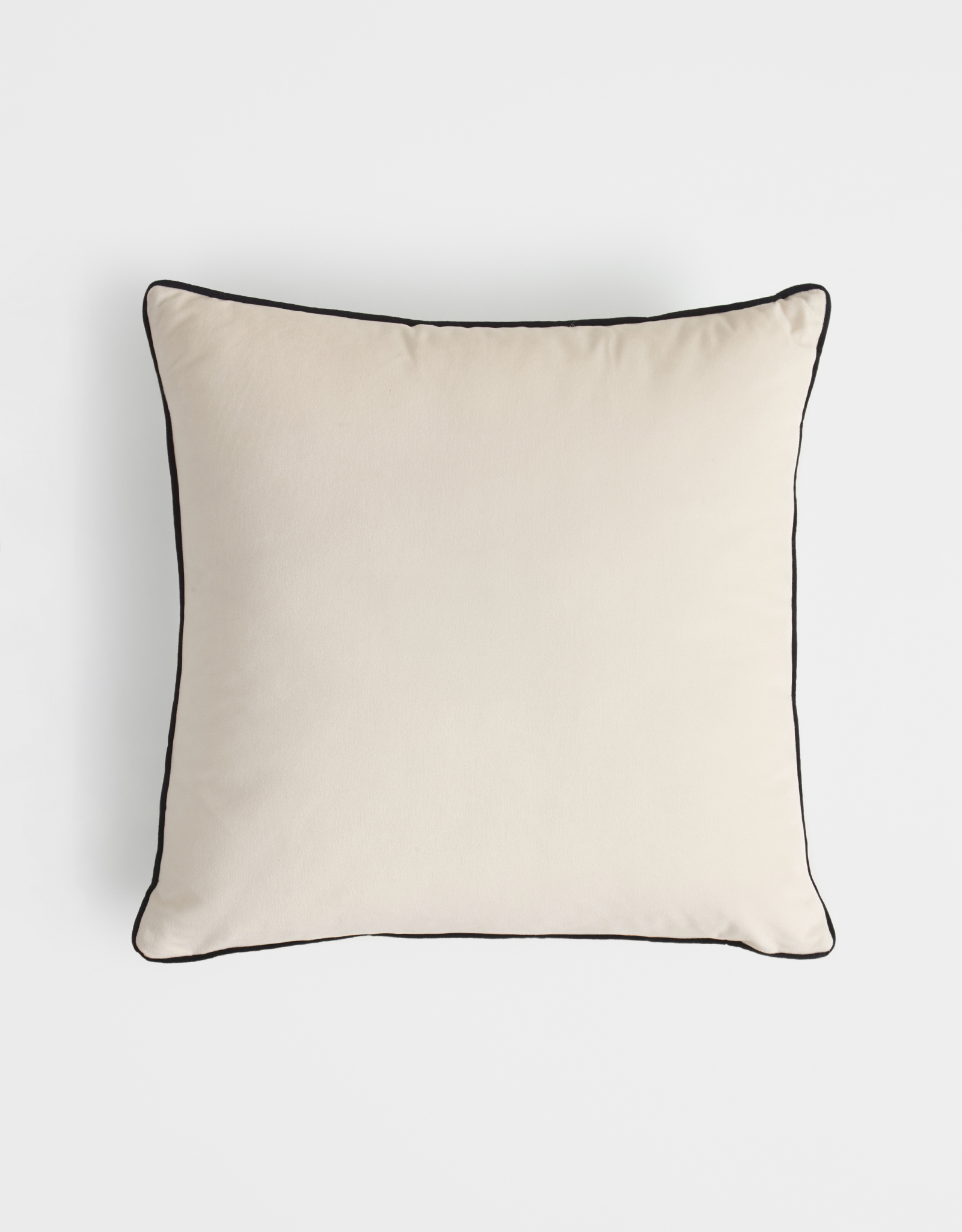 Подушка декоративная, 45х45 см, вельвет, молочная, Art is a line around your thoughts, Scroll, image-1