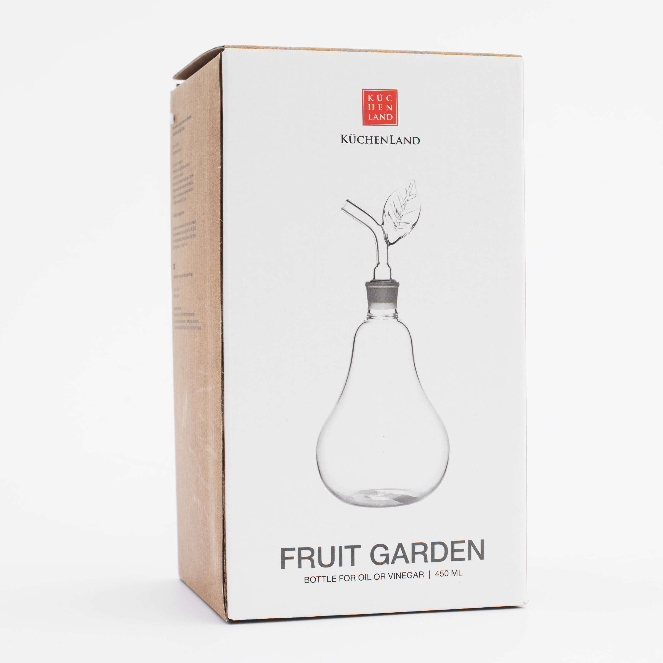 Бутылка для масла или уксуса, 450 мл, с дозатором, стекло, Груша, Fruit garden изображение № 5