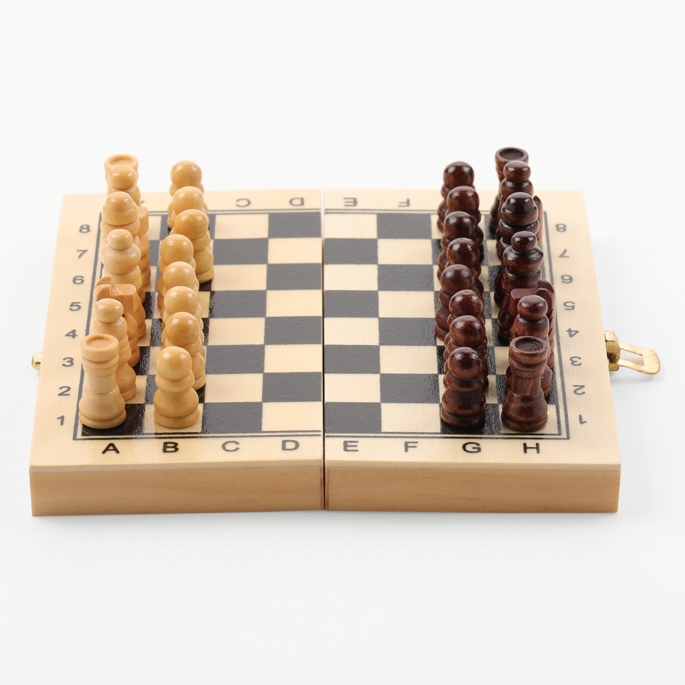 Игра настольная, 15х7 см, шахматы дорожные, дерево, Hobby изображение № 2