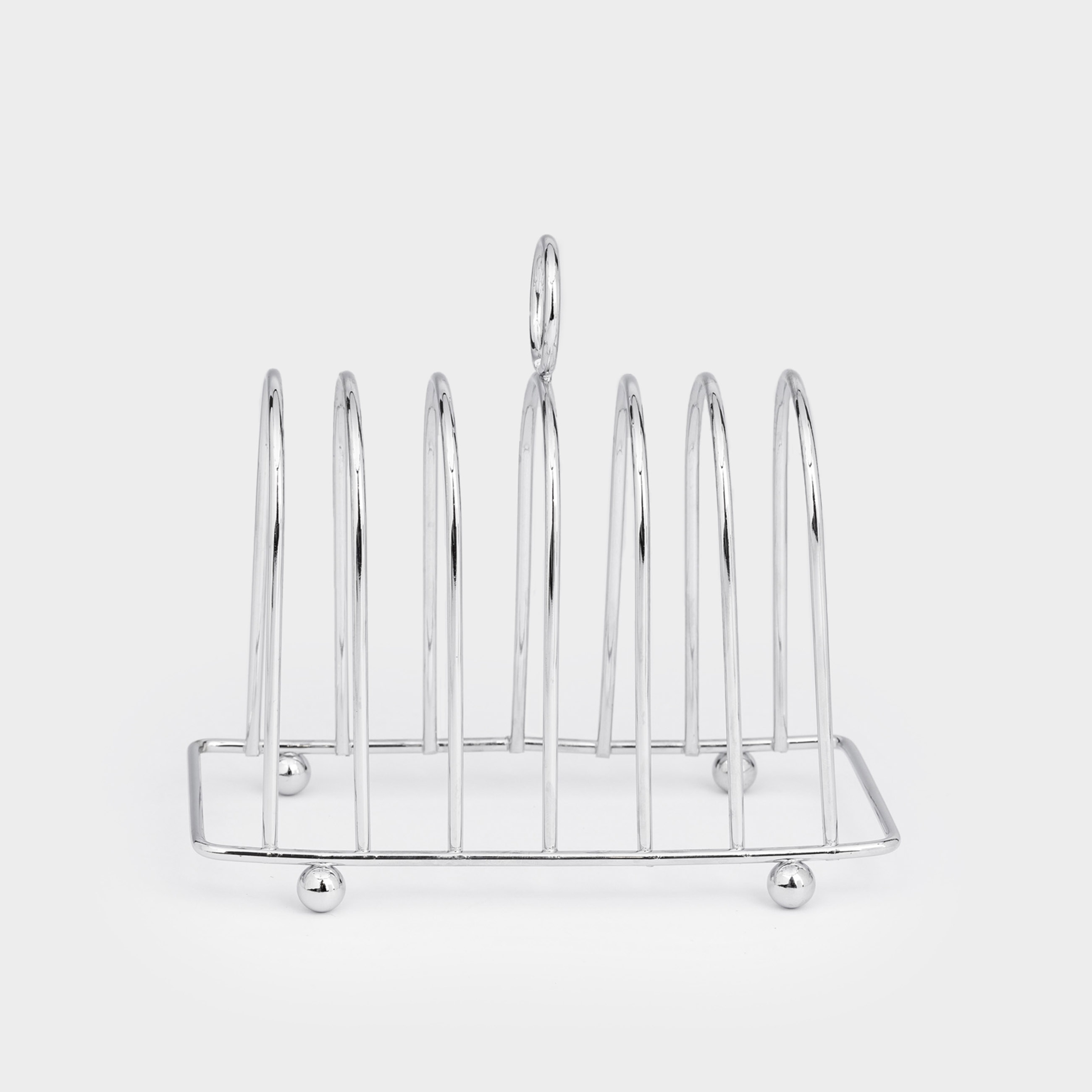 Подставка для тостов 14x12 см 6 отд сталь Twist silver 699₽