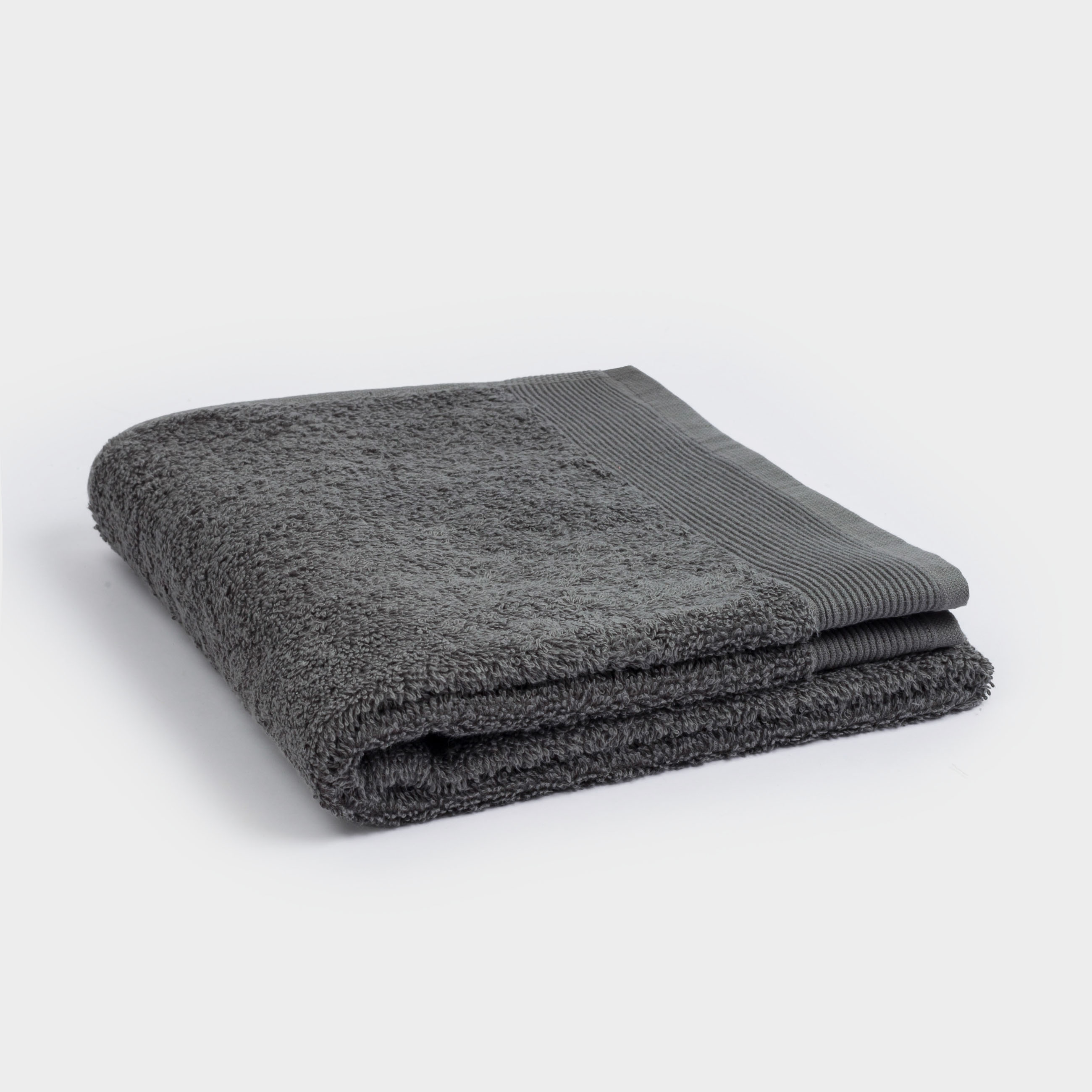 Полотенце, 50х90 см, хлопок, серое, Vari cotton, image-1