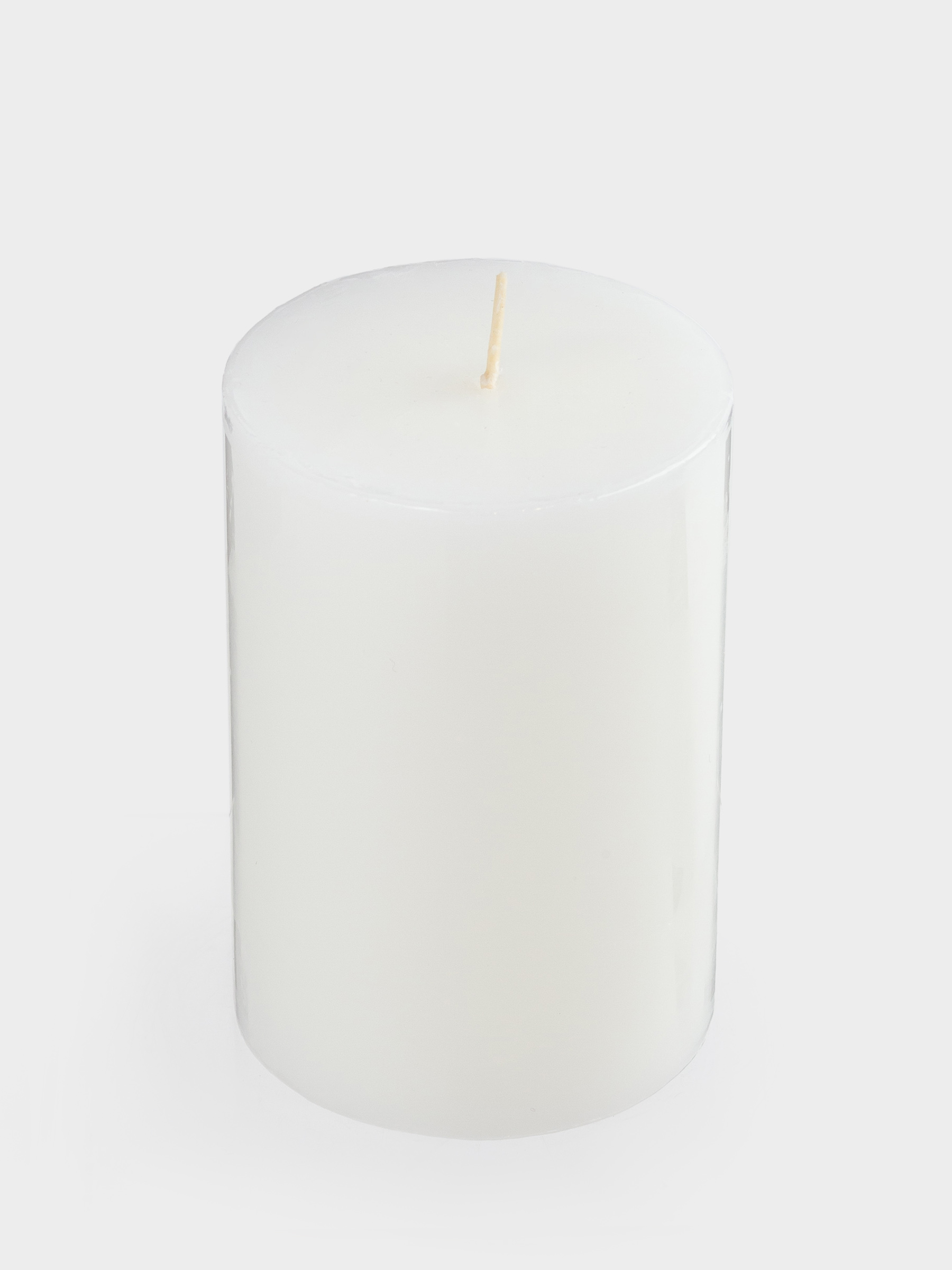 Свеча ароматическая, 10 см, цилиндрическая, белая, Peony Blush, Luxury white, image-1