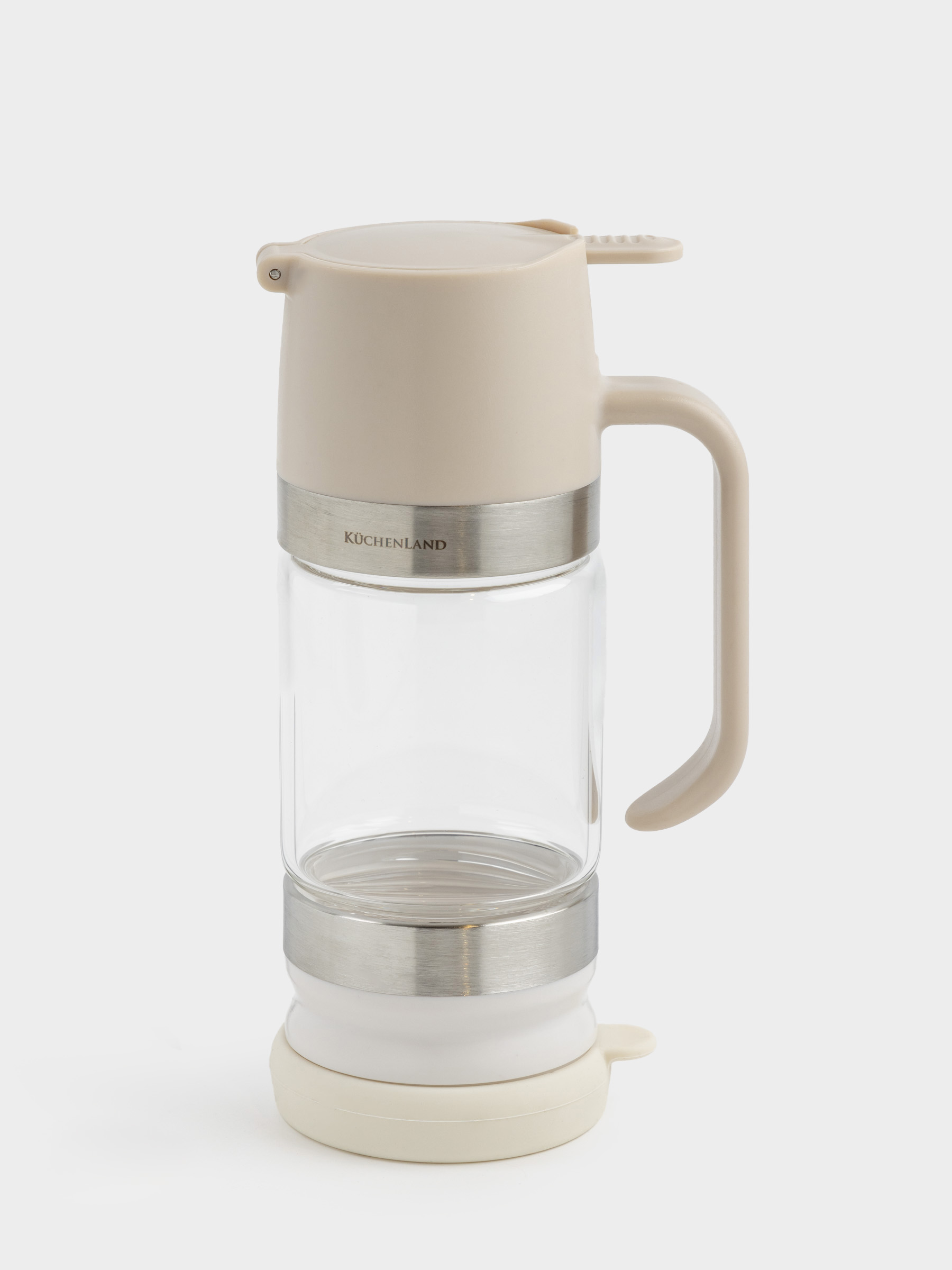 Диспенсер для соуса, 250 мл, стекло/пластик, молочный, Milk kitchen, image-0