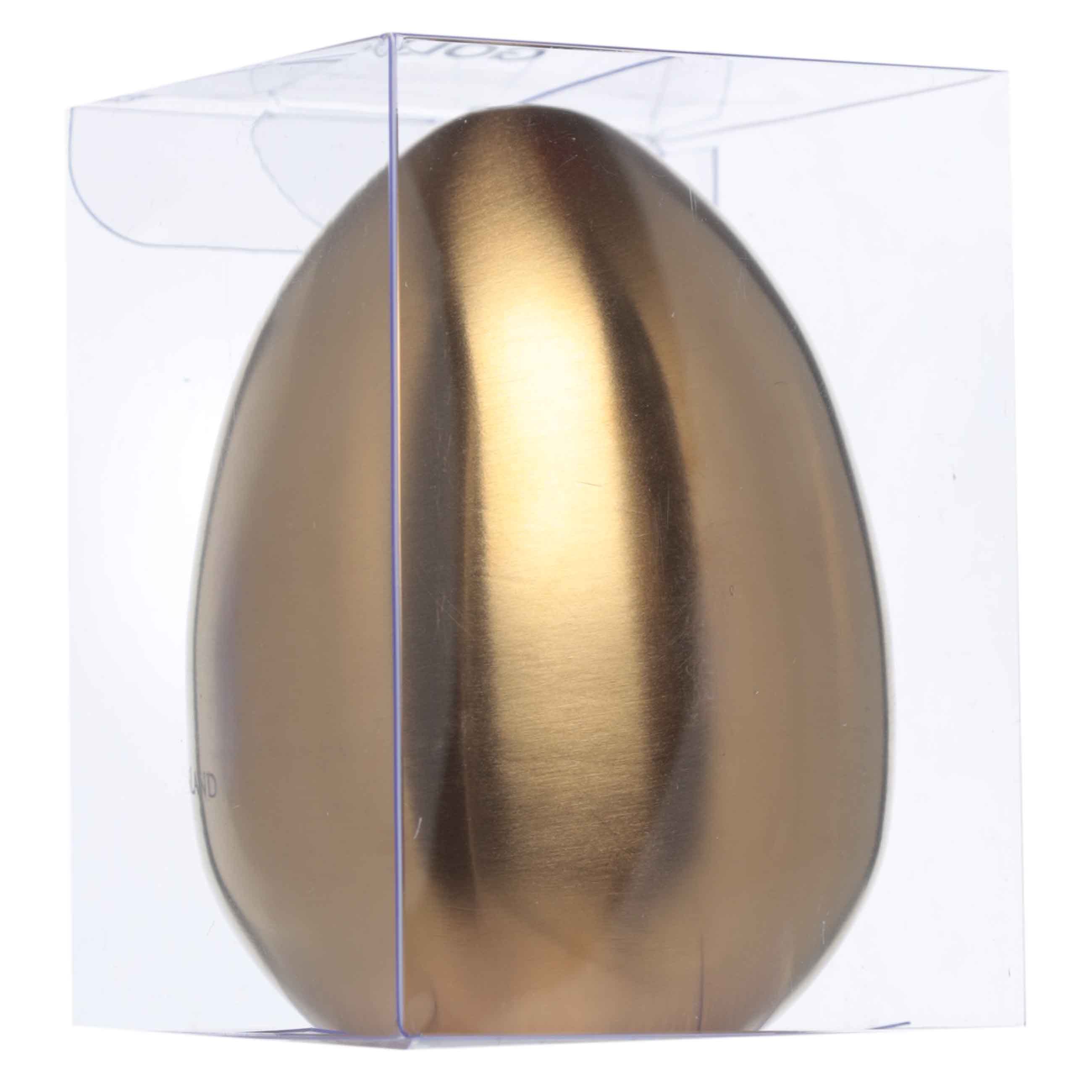 Емкость для соли или перца, 7 см, сталь, золотистая, Яйцо, Classic gold изображение № 3