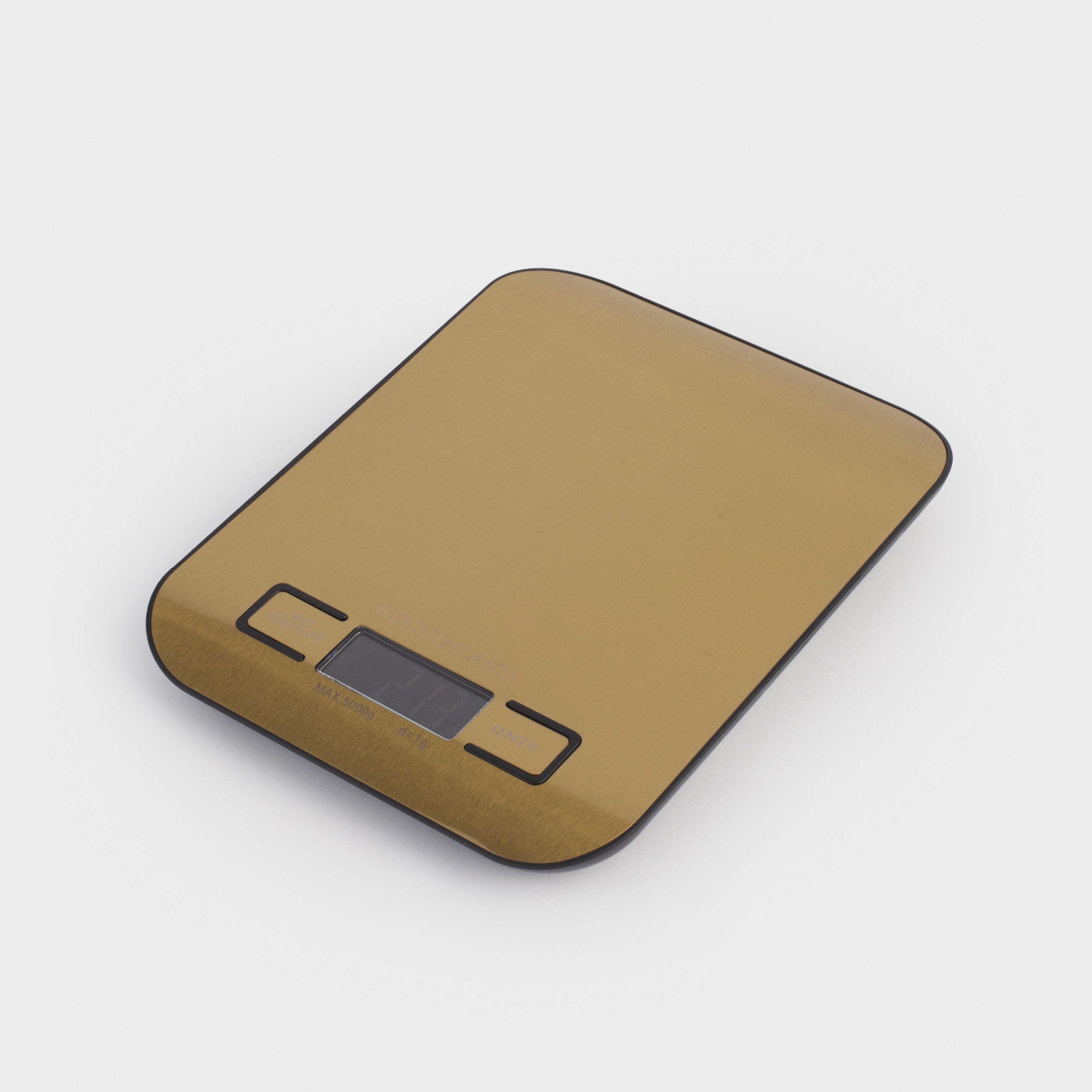 Весы кухонные 18х14 см электронные стальпластик золотистые Libra 1990₽