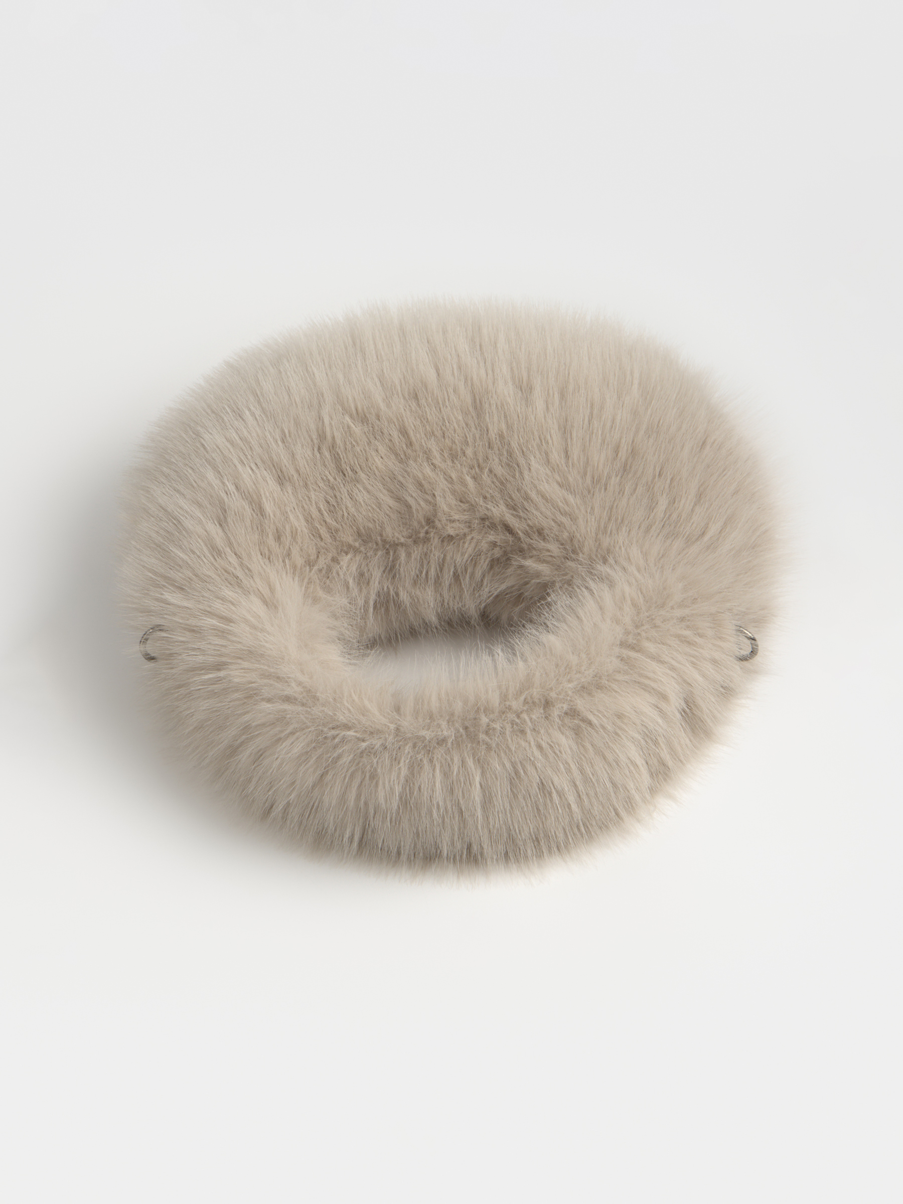 Сумка женская, 33х20 см, с ручкой, искусственный мех, бежевая, Bushy beauty, image-4