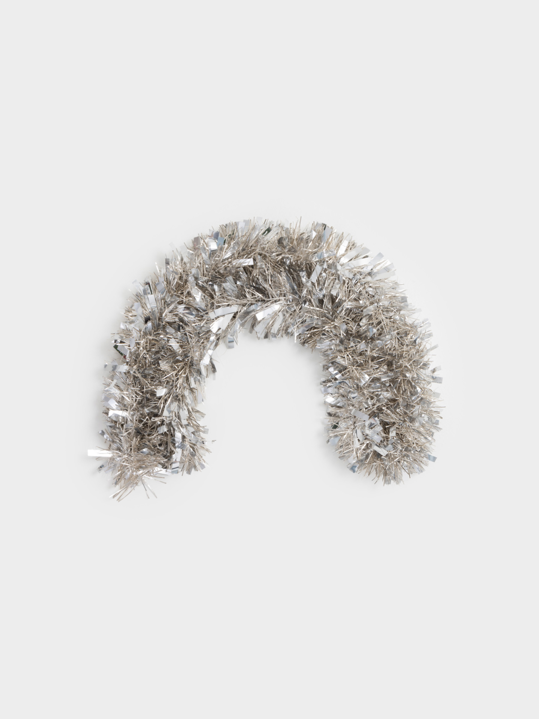 Гирлянда декоративная, 2 м, мишура, серебристая, L, Tinsel christmas, image-2