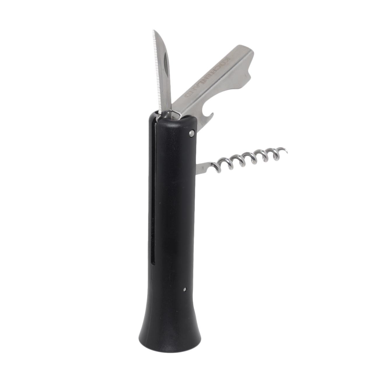 Нож официанта, 11 см, сталь/пластик, черный, Bar изображение № 3