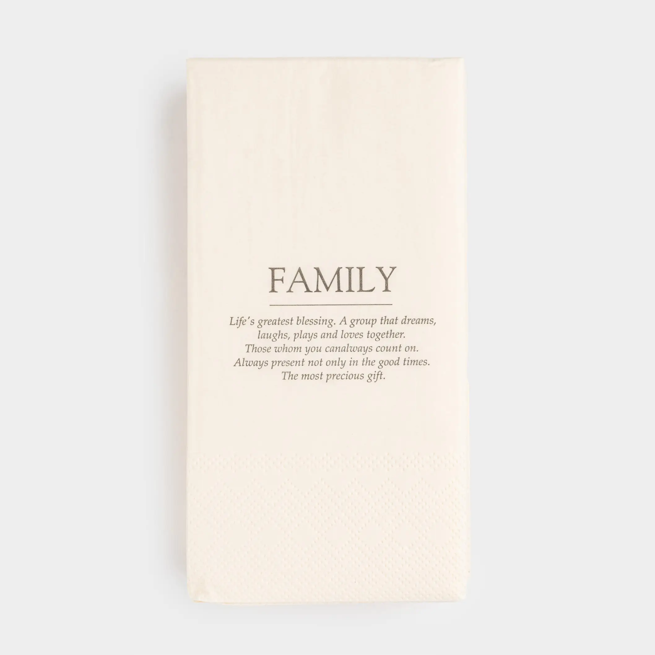 Салфетки бумажные, 33х33 см, 20 шт, прямоугольные, белые, Family, Course