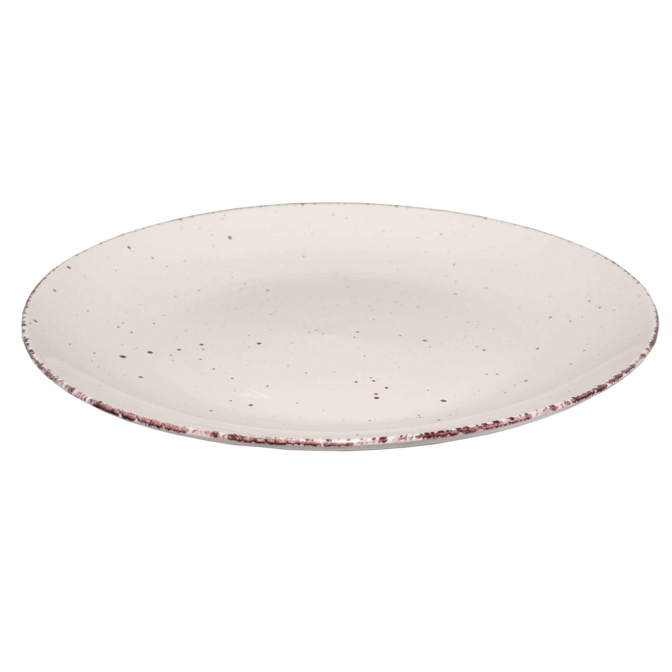 Тарелка обеденная, 27 см, 2 шт, керамика, бежевая, в крапинку, Speckled изображение № 3