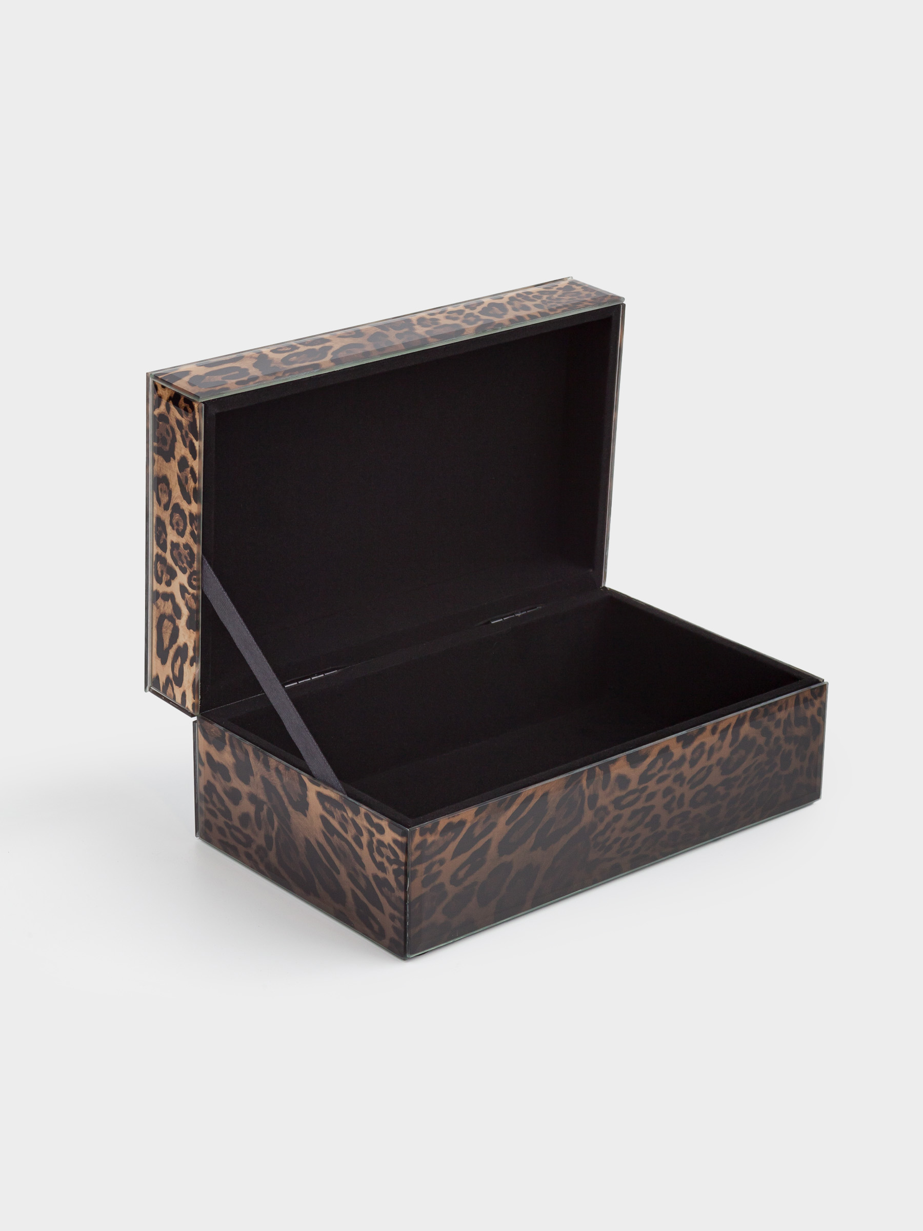 Шкатулка для украшений, 21х13 см, стекло, Леопард, Leopard, image-4