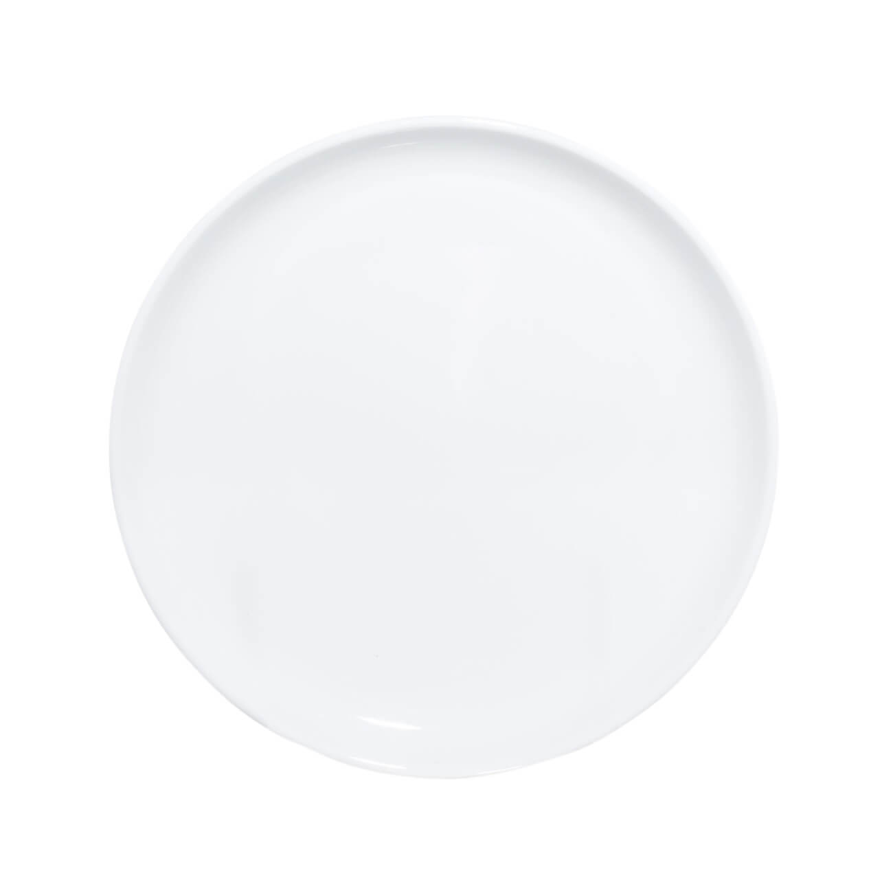 Тарелка десертная, 20 см, фарфор P, белая, Silence