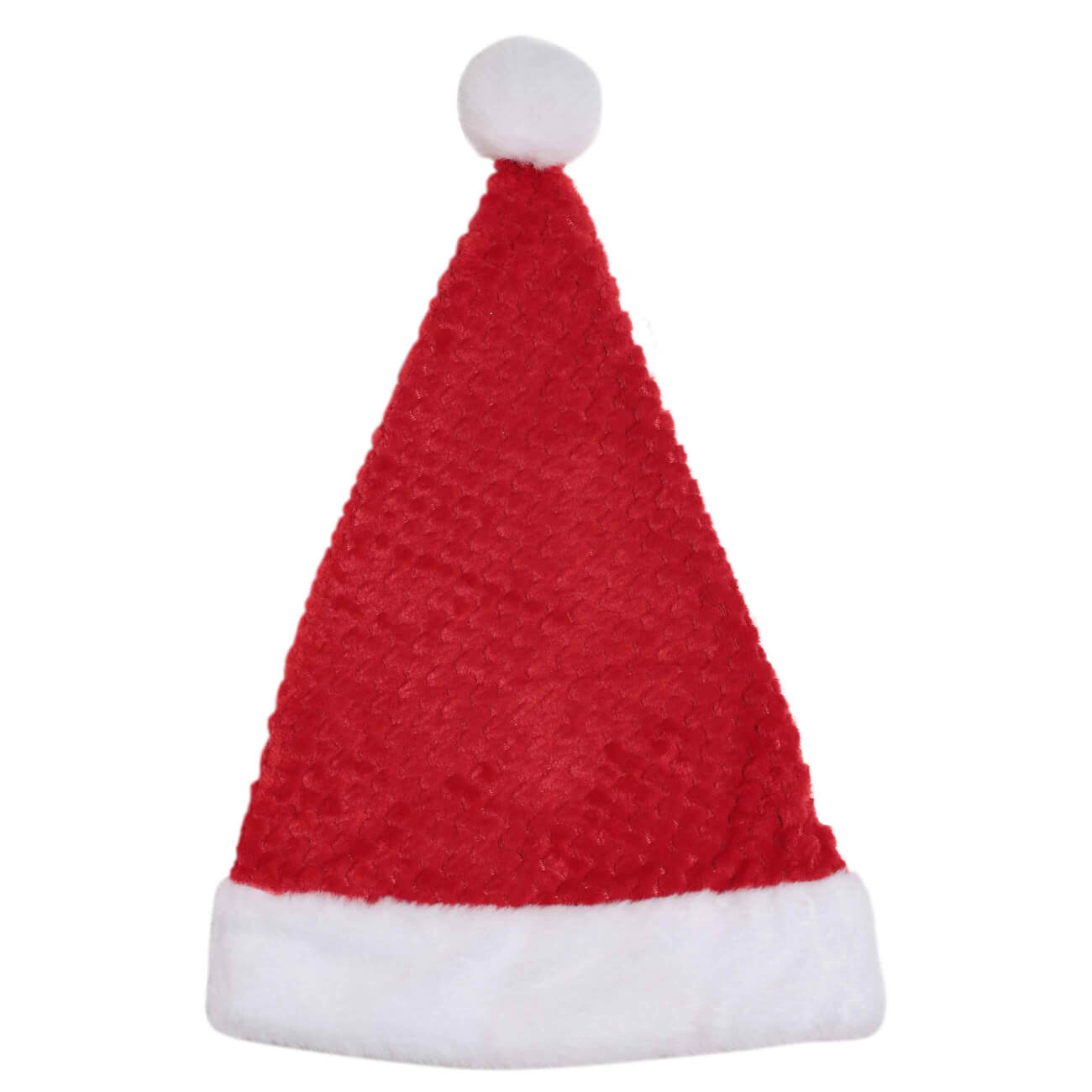 

Шапка карнавальная, 47х30 см, с помпоном, стеганая, полиэстер, красная, Christmas