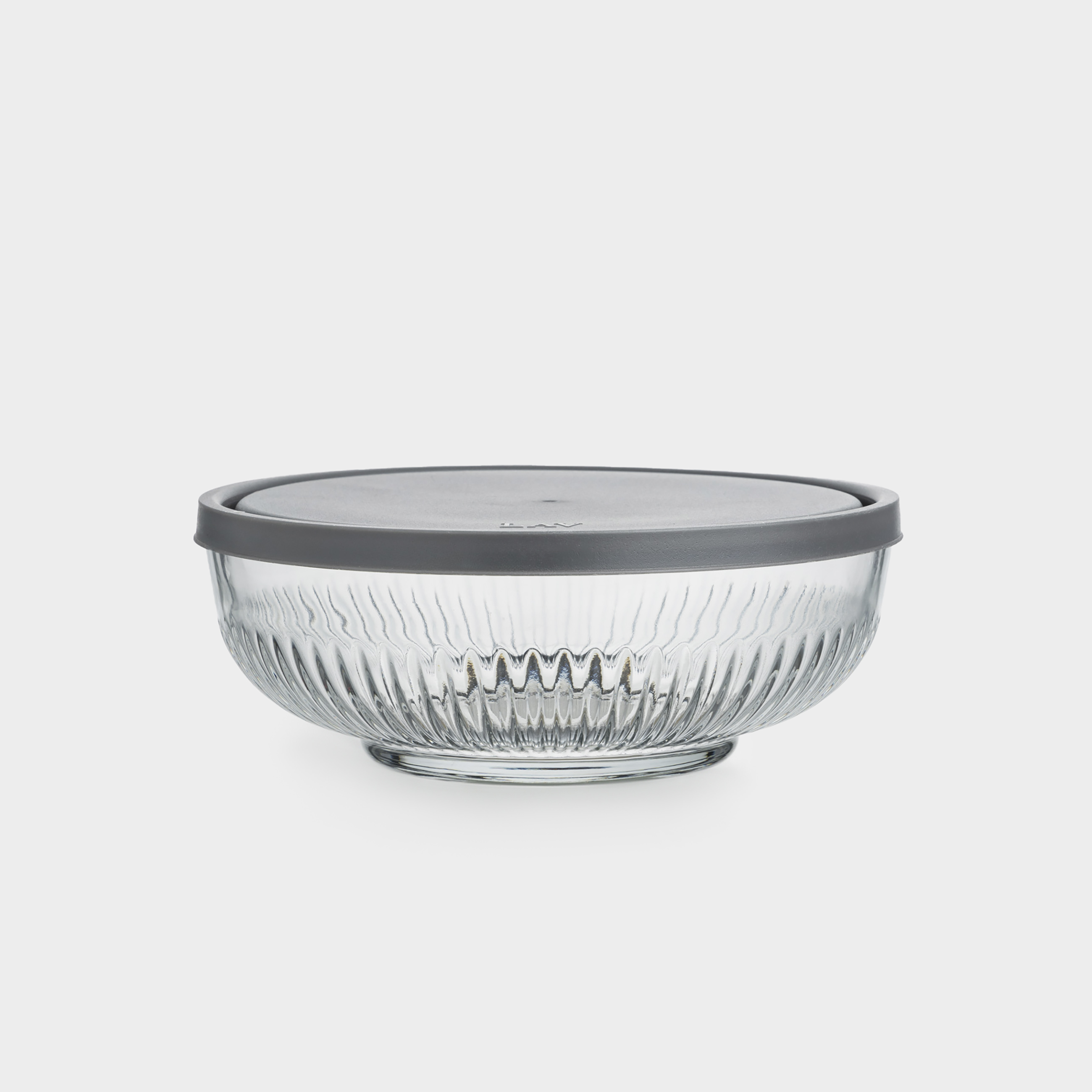 Салатник 20х7 см 14 л с крышкой стекло Рпластик Madeira 1290₽