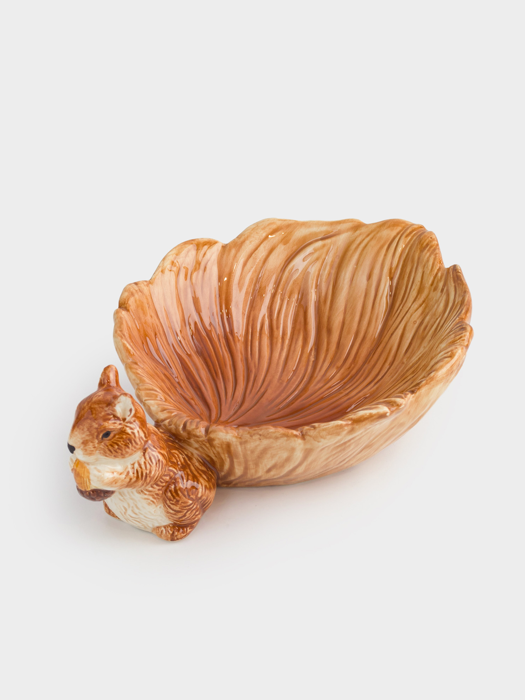 Блюдо глубокое, 24х9 см, керамика, коричневое, Белка, Forest symphony, image-0