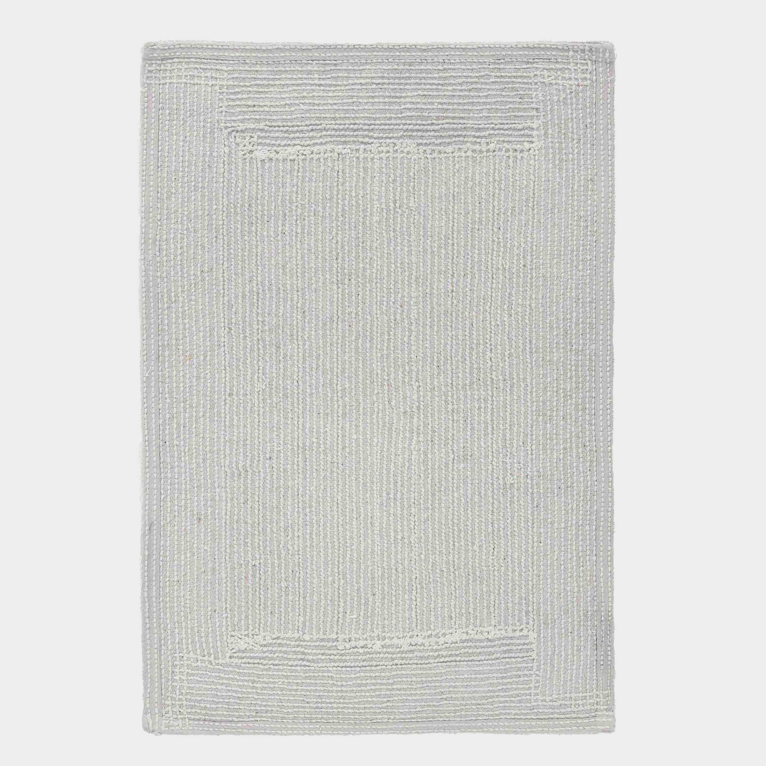 Коврик для ванной комнаты, 40x60/50x80 см, 2 шт, противоскользящий, хлопок, светло-серый, Metric, image-5