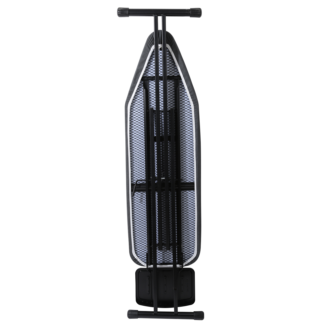 Гладильная доска, 38x122 см, металл/хлопок, темно-серая, Compact black
