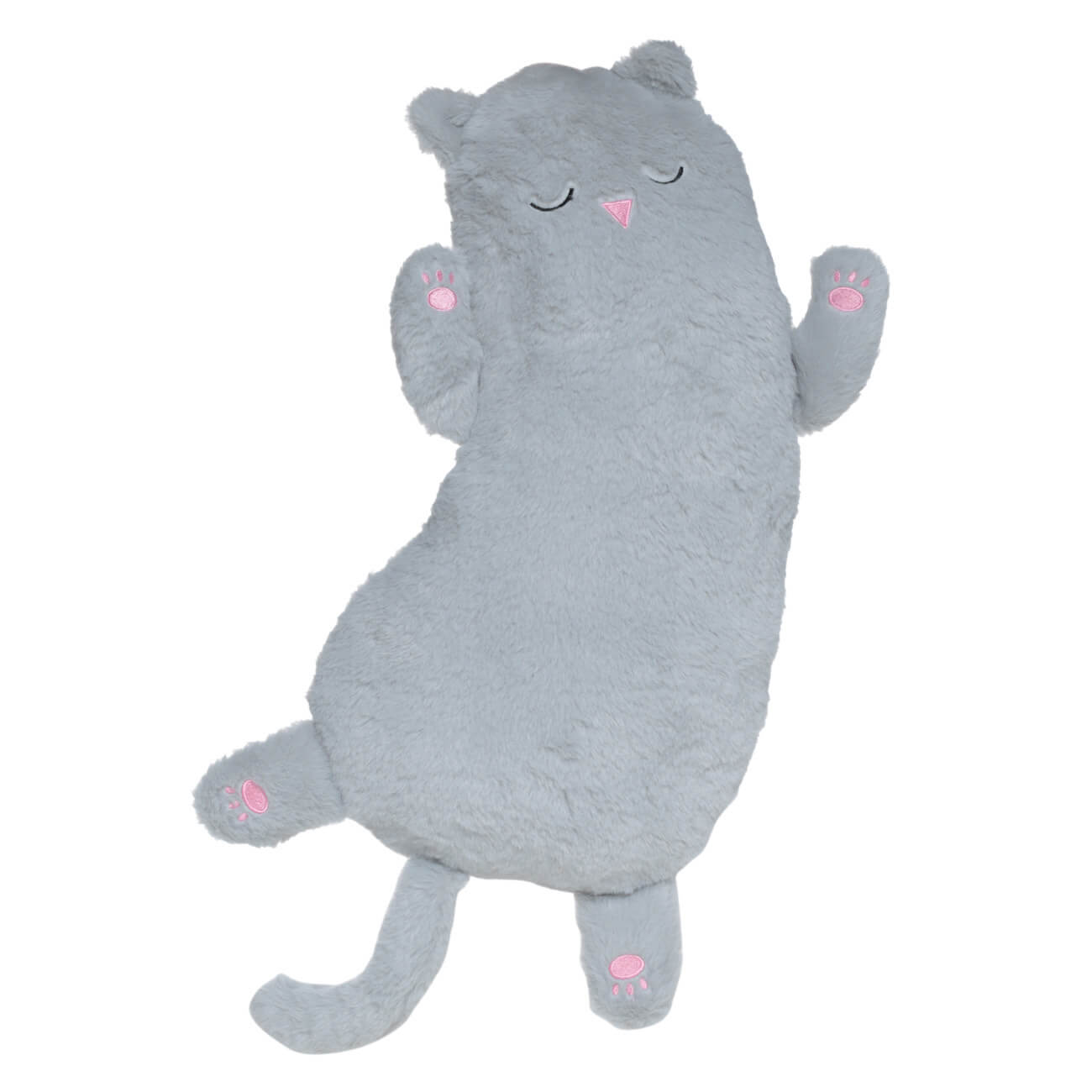 

Подушка декоративная, 60 см, спандекс, серая, Кот, Grey cat