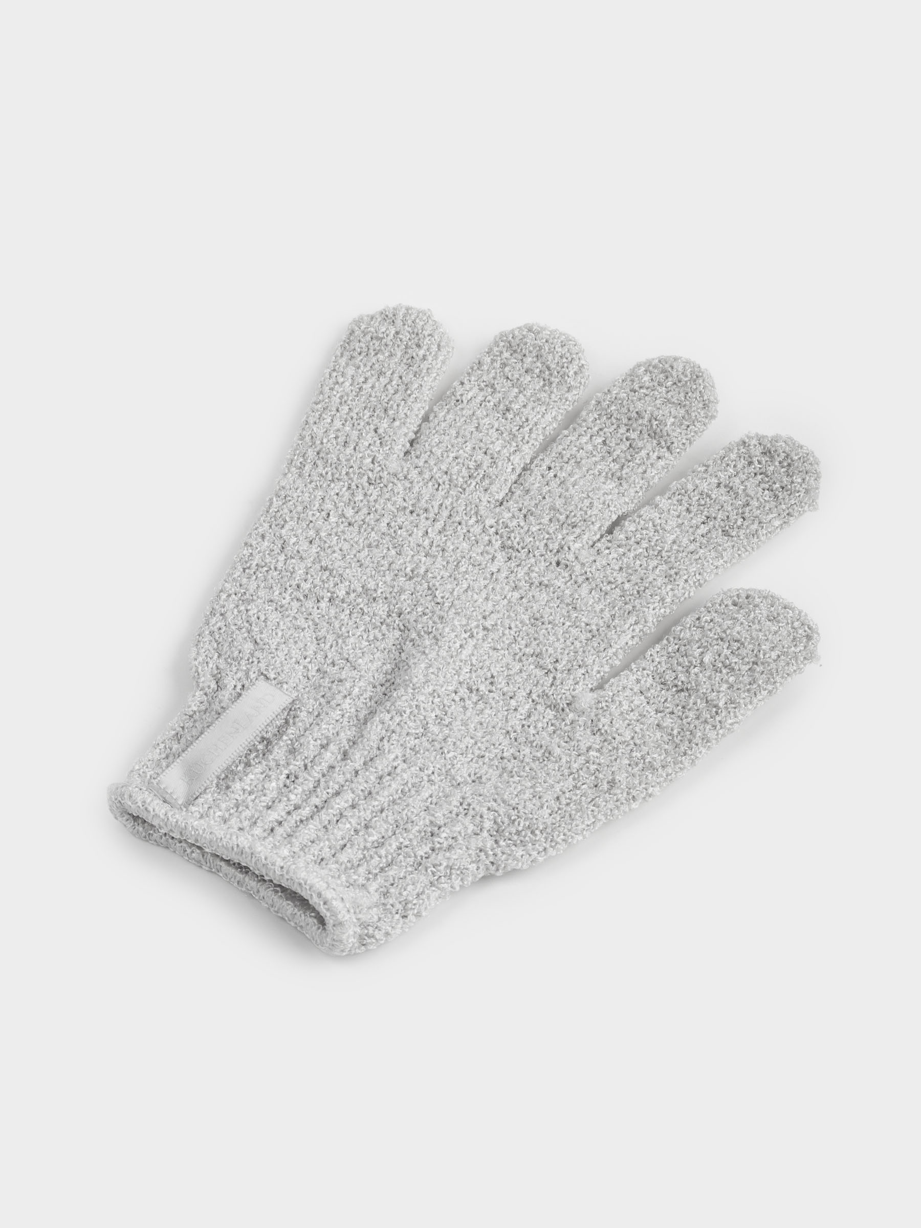 Перчатка для мытья тела, 20 см, 2 шт, отшелушивающая, нейлон, серая, Unique spa, image-2