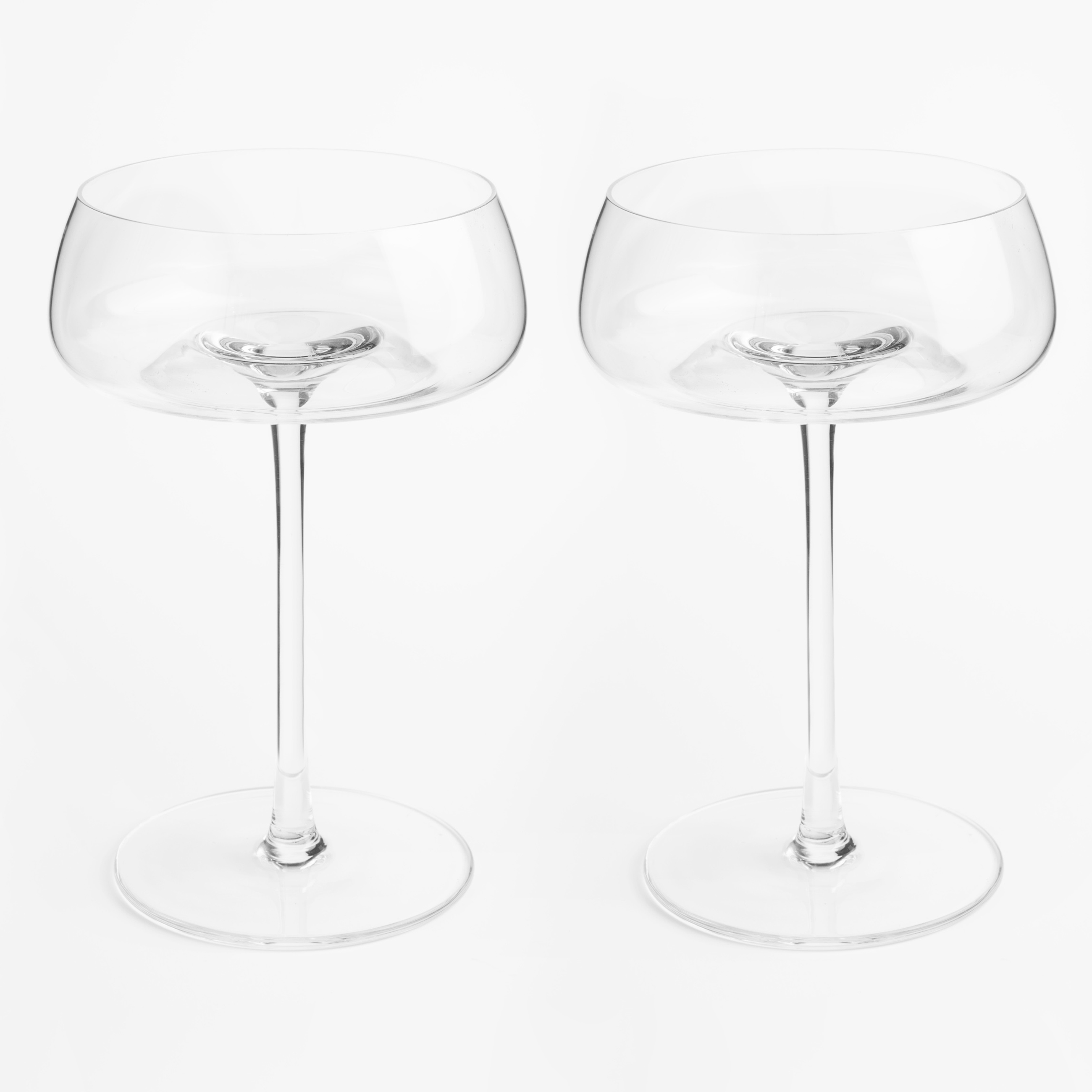 Бокал-креманка для шампанского 270 мл 2 шт кристальное стекло Sorento 2290₽