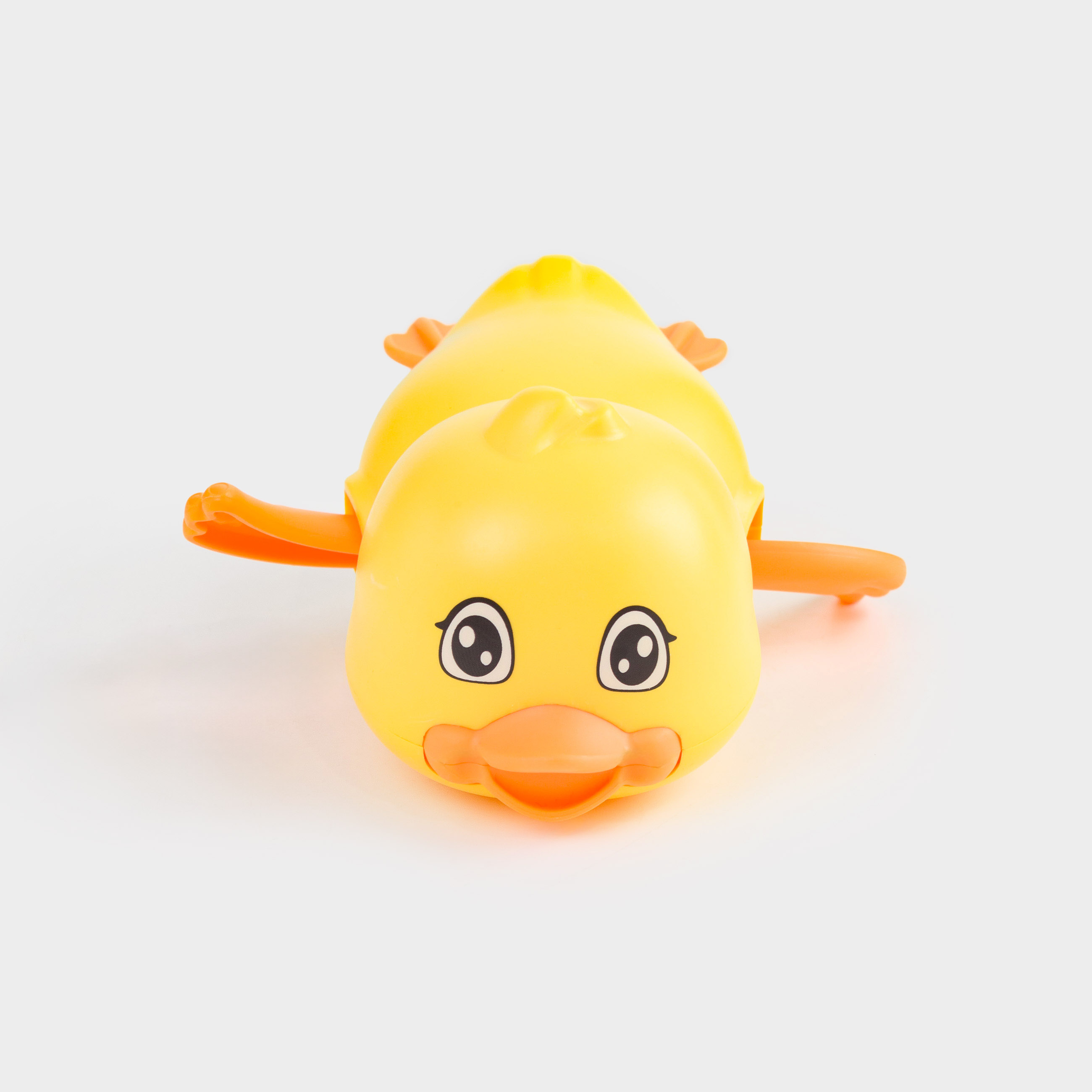 Игрушка для купания, 14 см, заводная, пластик, желтая, Утенок, Duck yellow, image-2