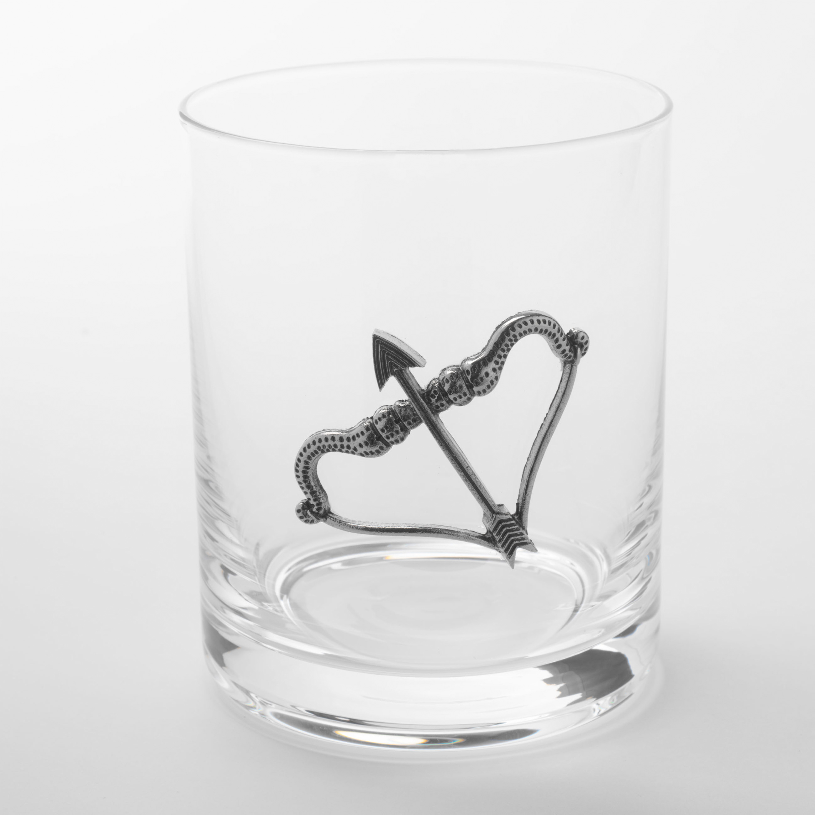 Стакан для виски 10 см 340 мл стеклометалл серебристый Стрелец Zodiac 799₽