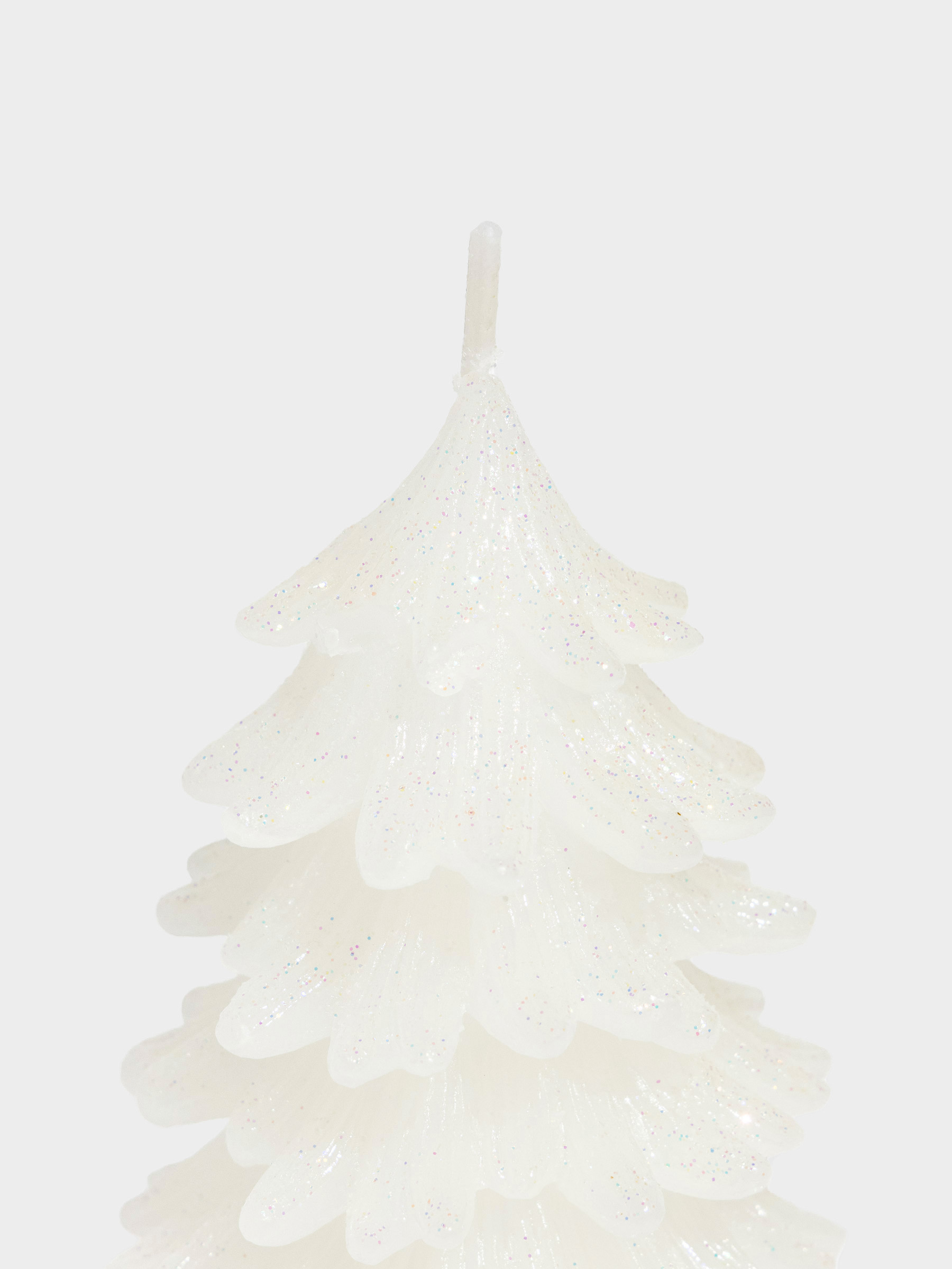Свеча, 6х11 см, белая, Елка, Fir candle, image-1