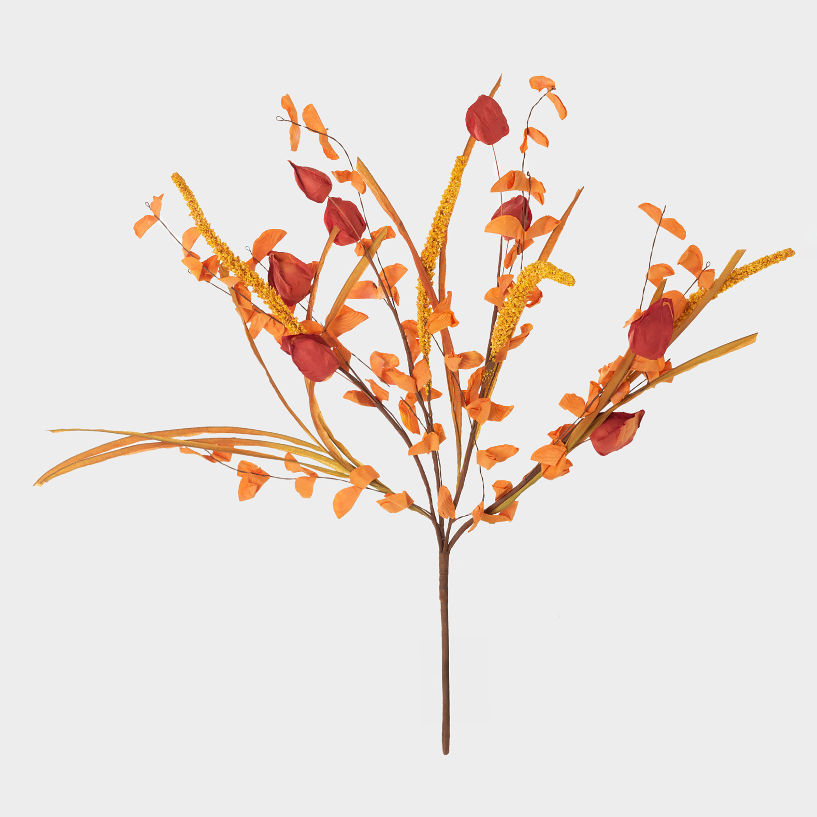 Ветка декоративная 54 см пластикбумага Оранжевый физалис Forest symphony decor 990₽