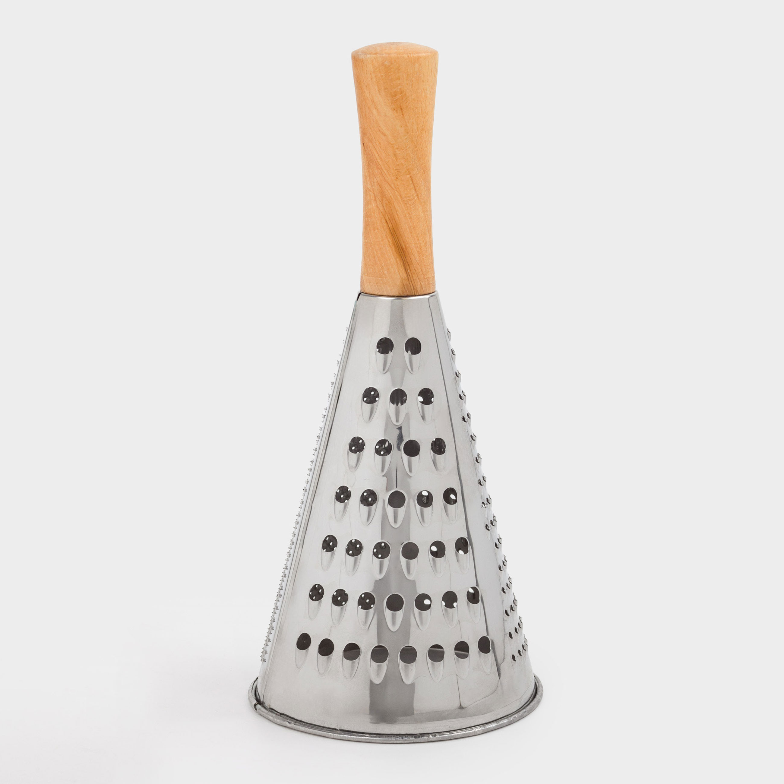 Терка, 24 см, сталь/дерево, круглая, Wood Kitchen