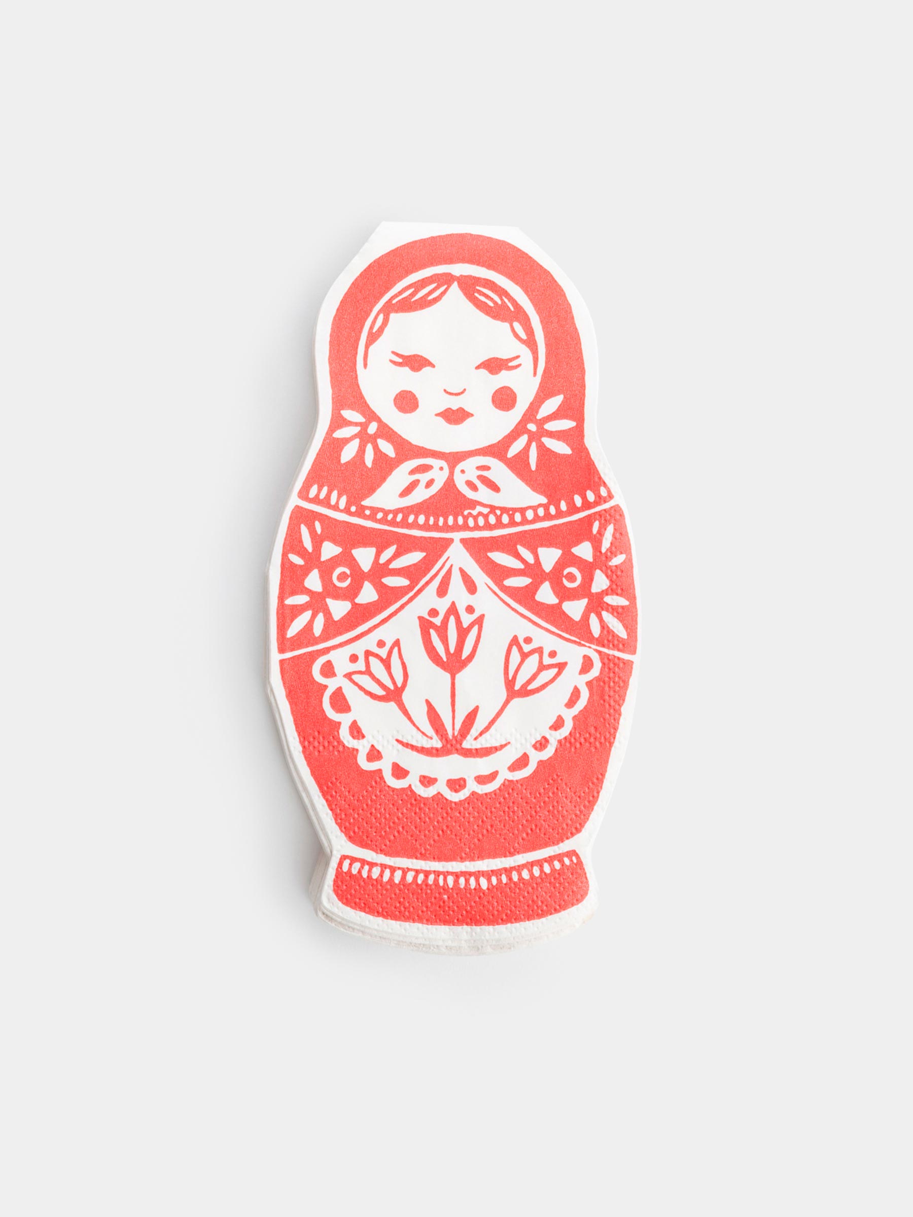 Салфетки бумажные, 30х30 см, 20 шт, Матрешка, Cultural code