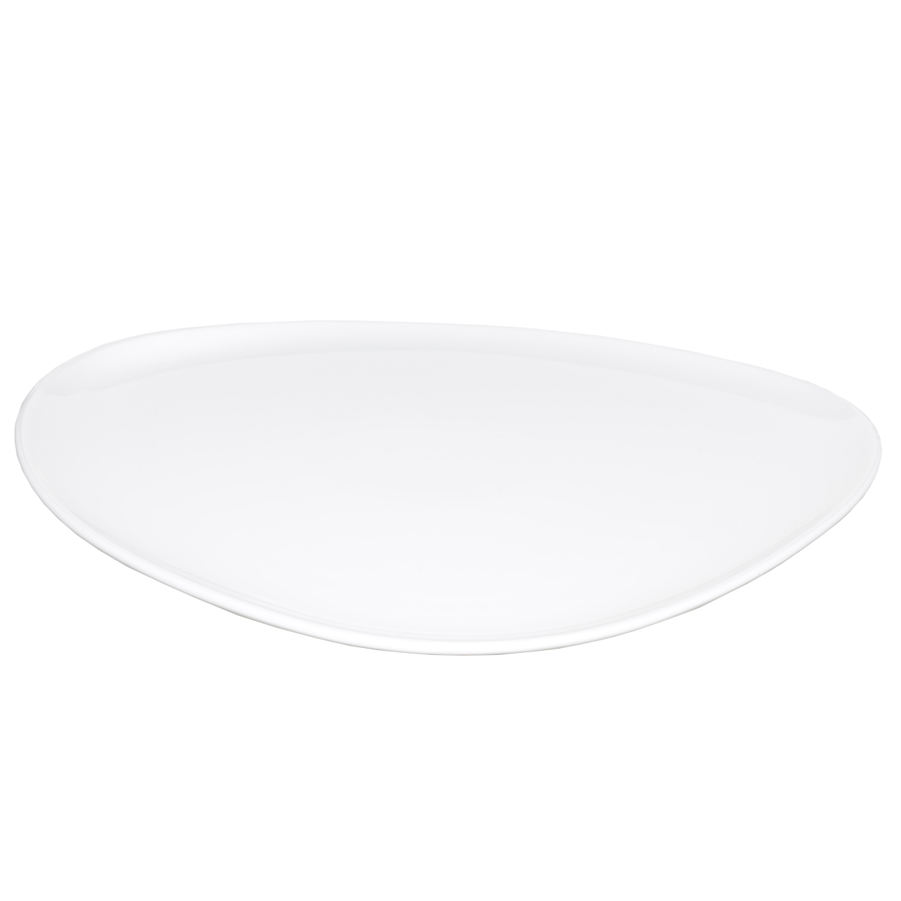 Тарелка обеденная, 27х25 см, фарфор P, белая, Synergy, image-1