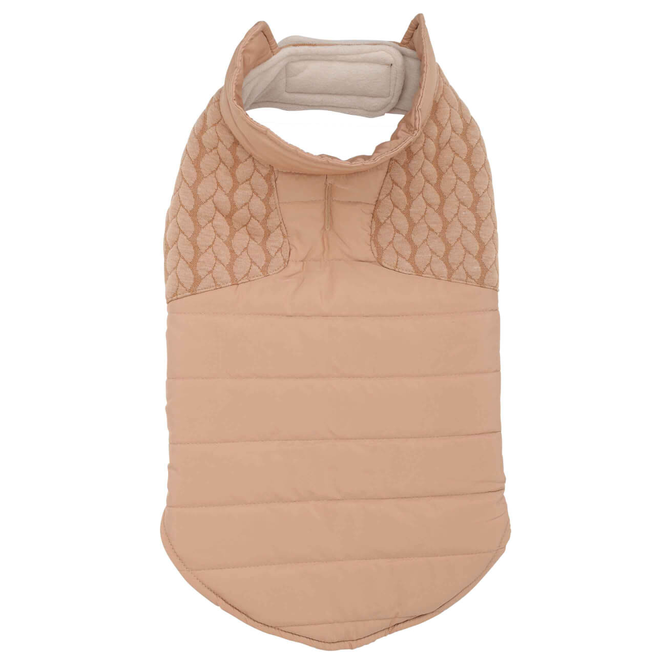 

Куртка для животных, 40 см, р. L, на липучках, полиэстер, бежевая, Style pet