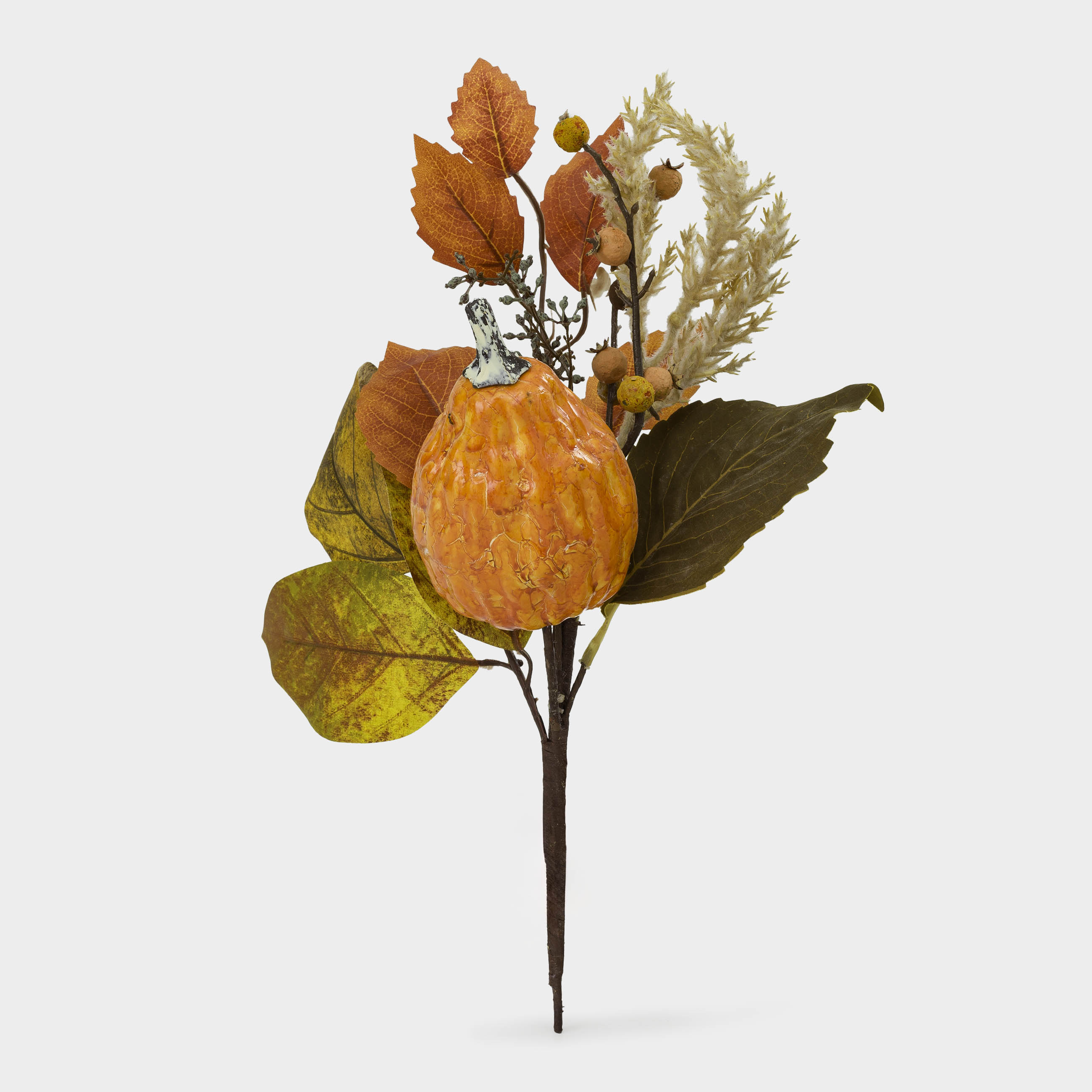 Ветка декоративная, 36 см, пенопласт/пластик, Тыквы и желуди, Forest symphony decor, image-2