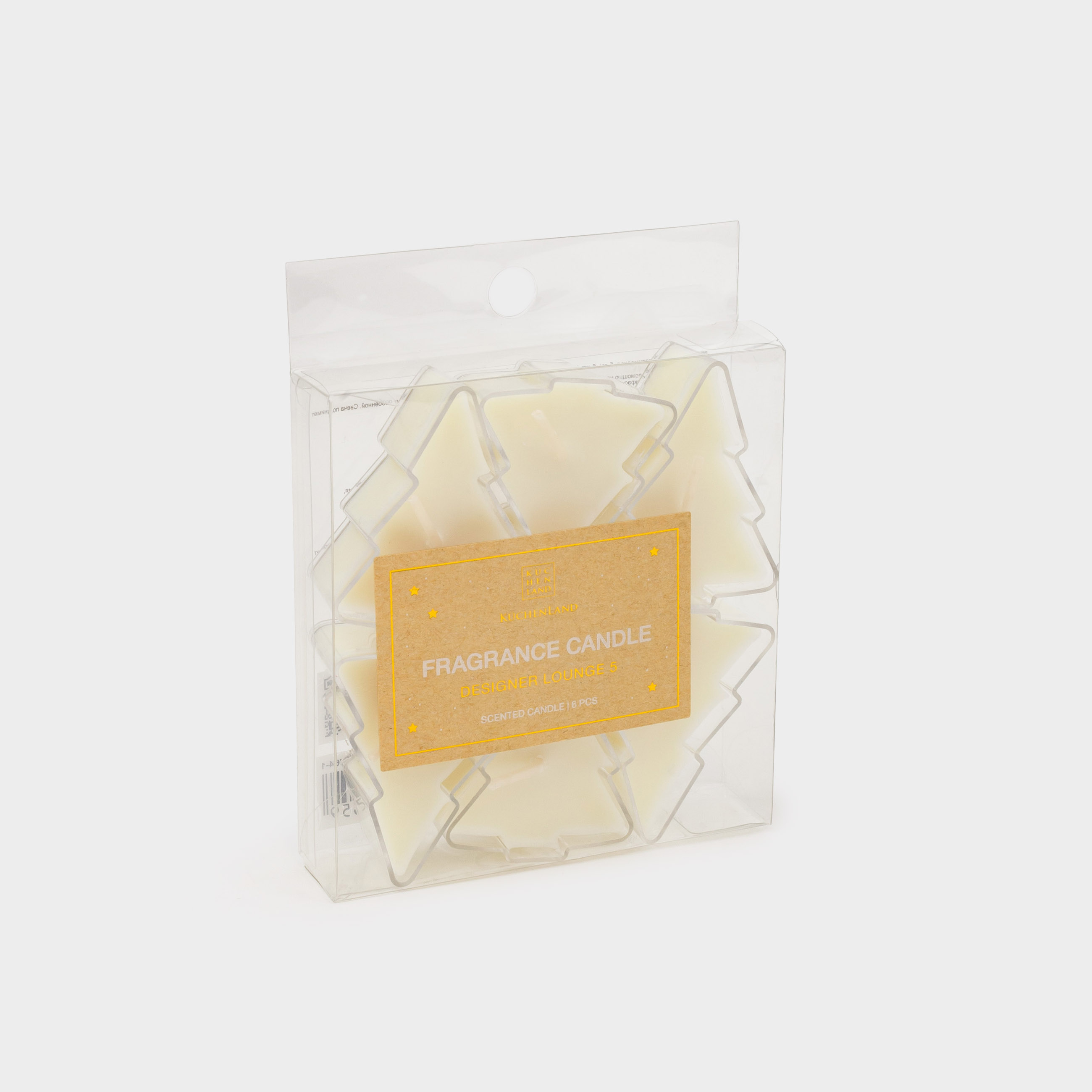 Свеча ароматическая, 5 см, 6 шт, Designer Lounge 5, Елки, Fragrance candle, image-5
